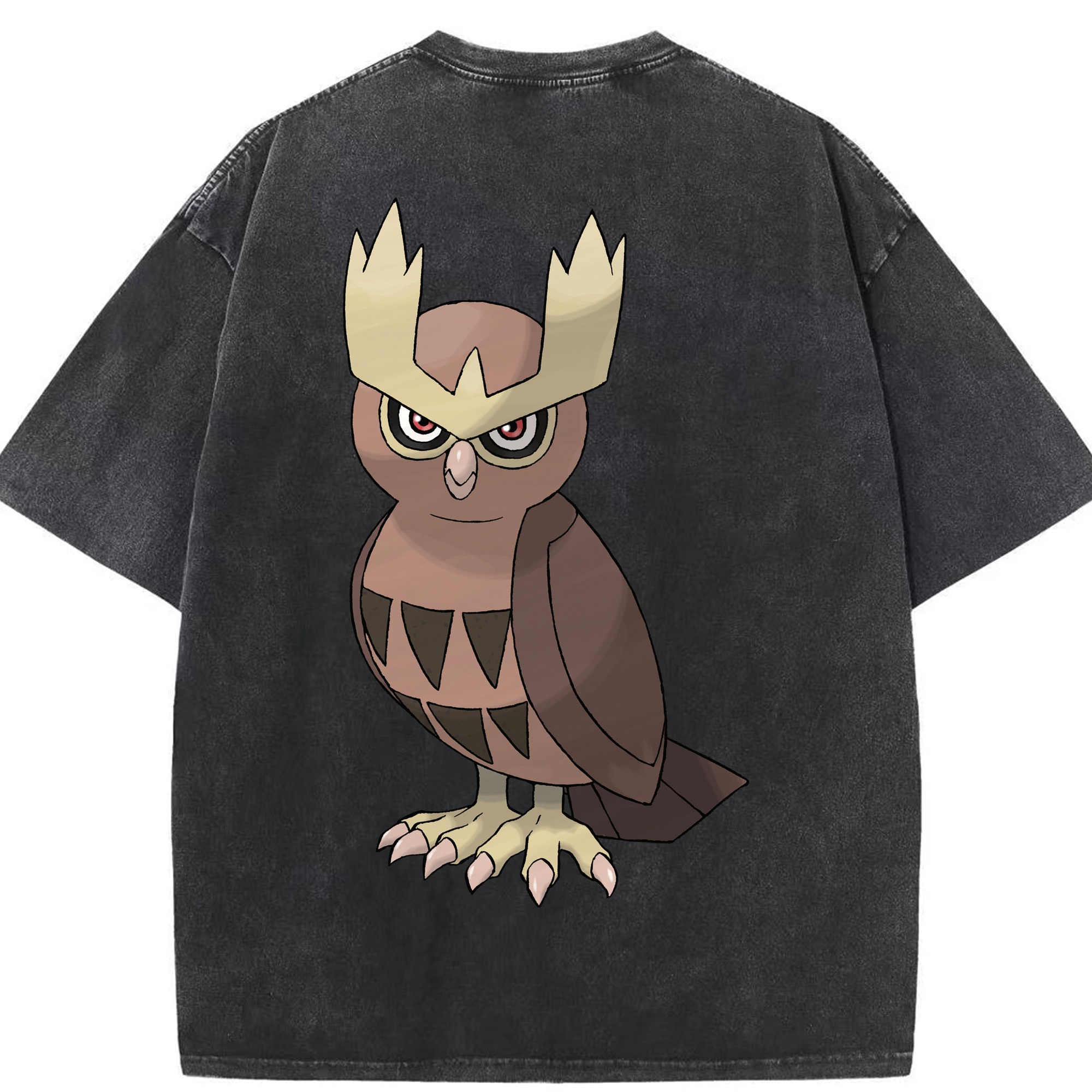 （画像用） ポケットモンスター Pokémon 綿100% ヴィンテージ風 半袖Tシャツ（背面プリント）
