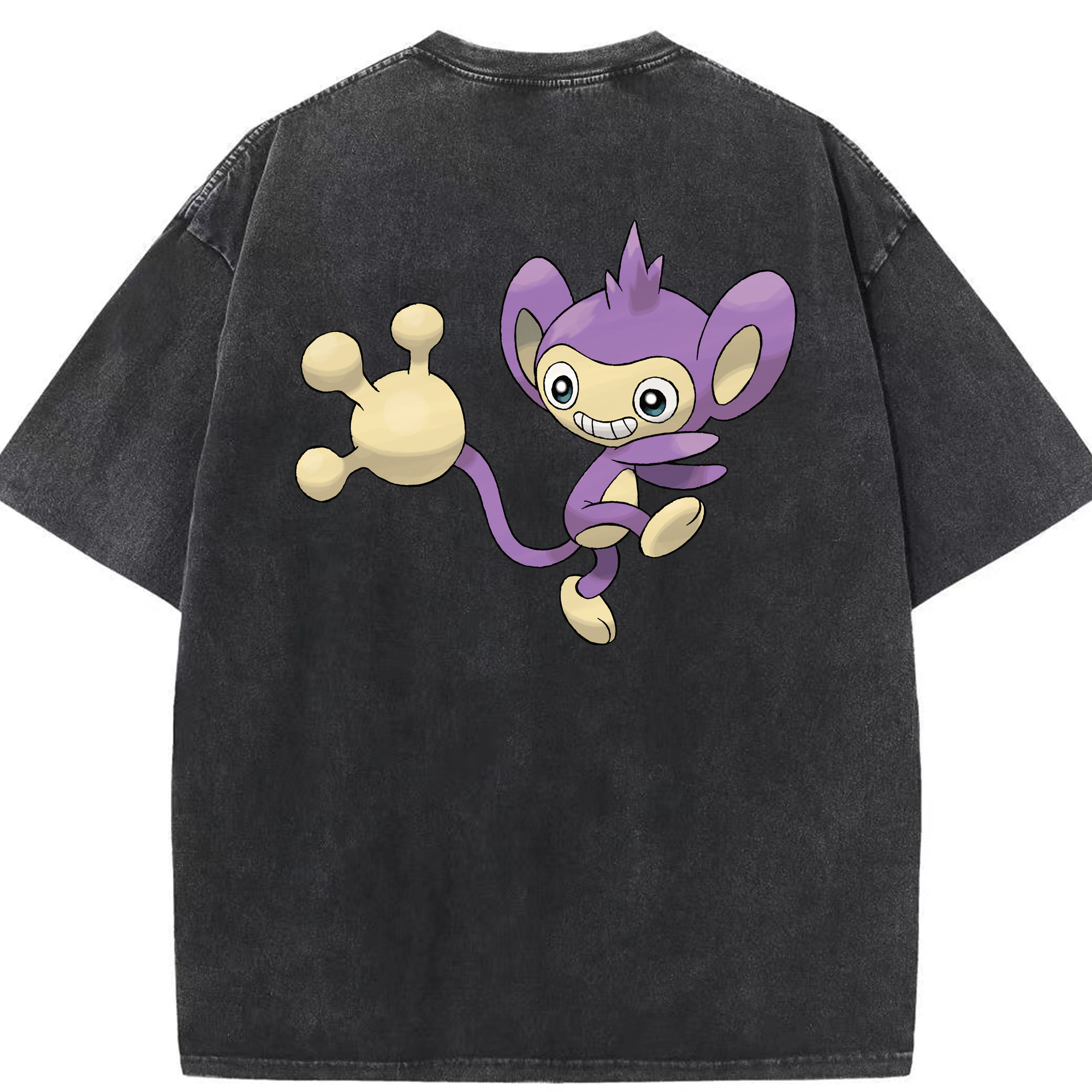 （画像用） ポケットモンスター Pokémon 綿100% ヴィンテージ風 半袖Tシャツ（背面プリント）