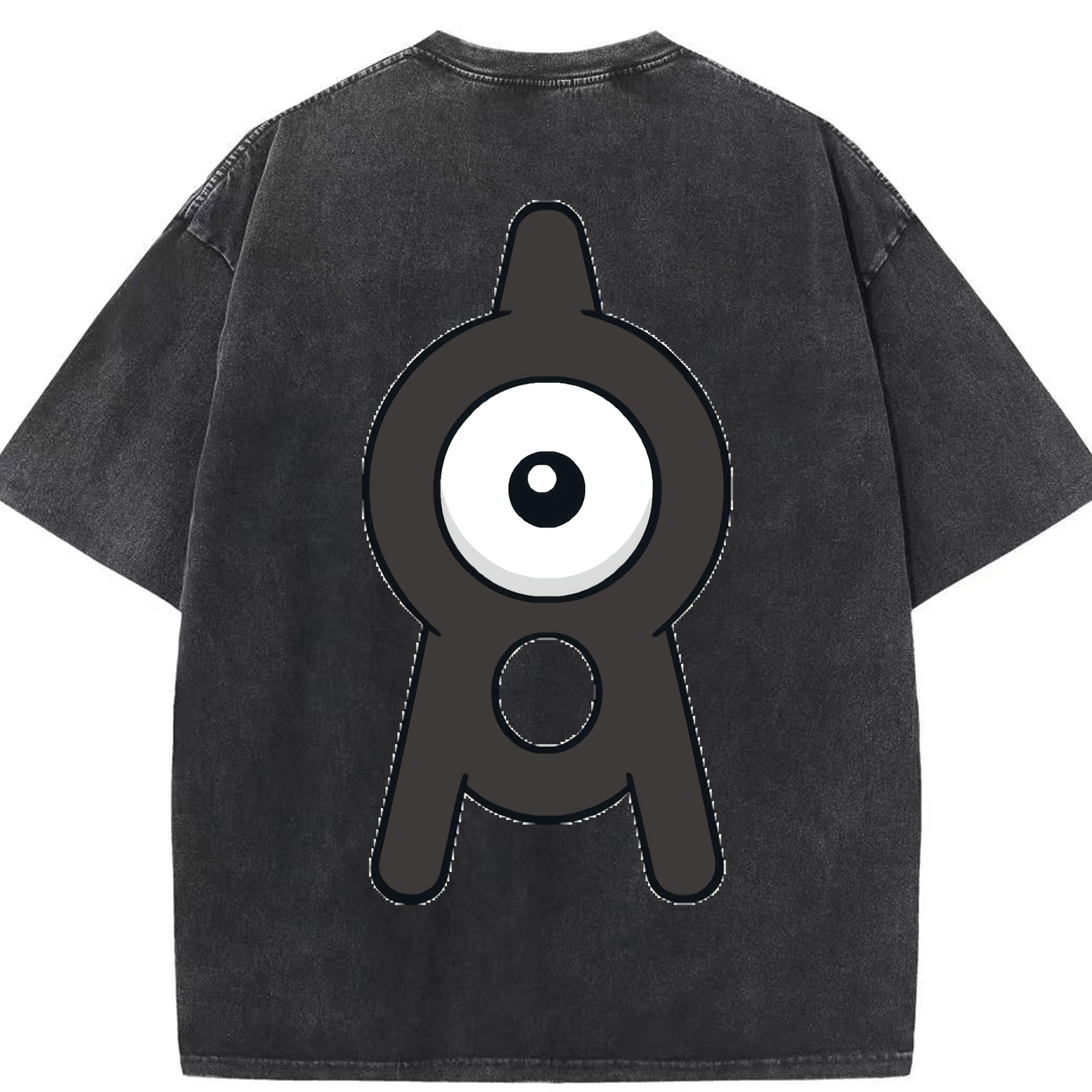（画像用） ポケットモンスター Pokémon 綿100% ヴィンテージ風 半袖Tシャツ（背面プリント）