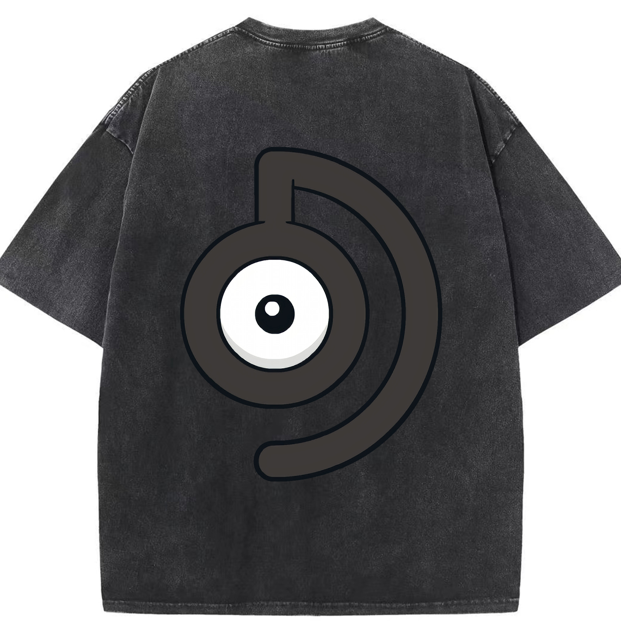 （画像用） ポケットモンスター Pokémon 綿100% ヴィンテージ風 半袖Tシャツ（背面プリント）