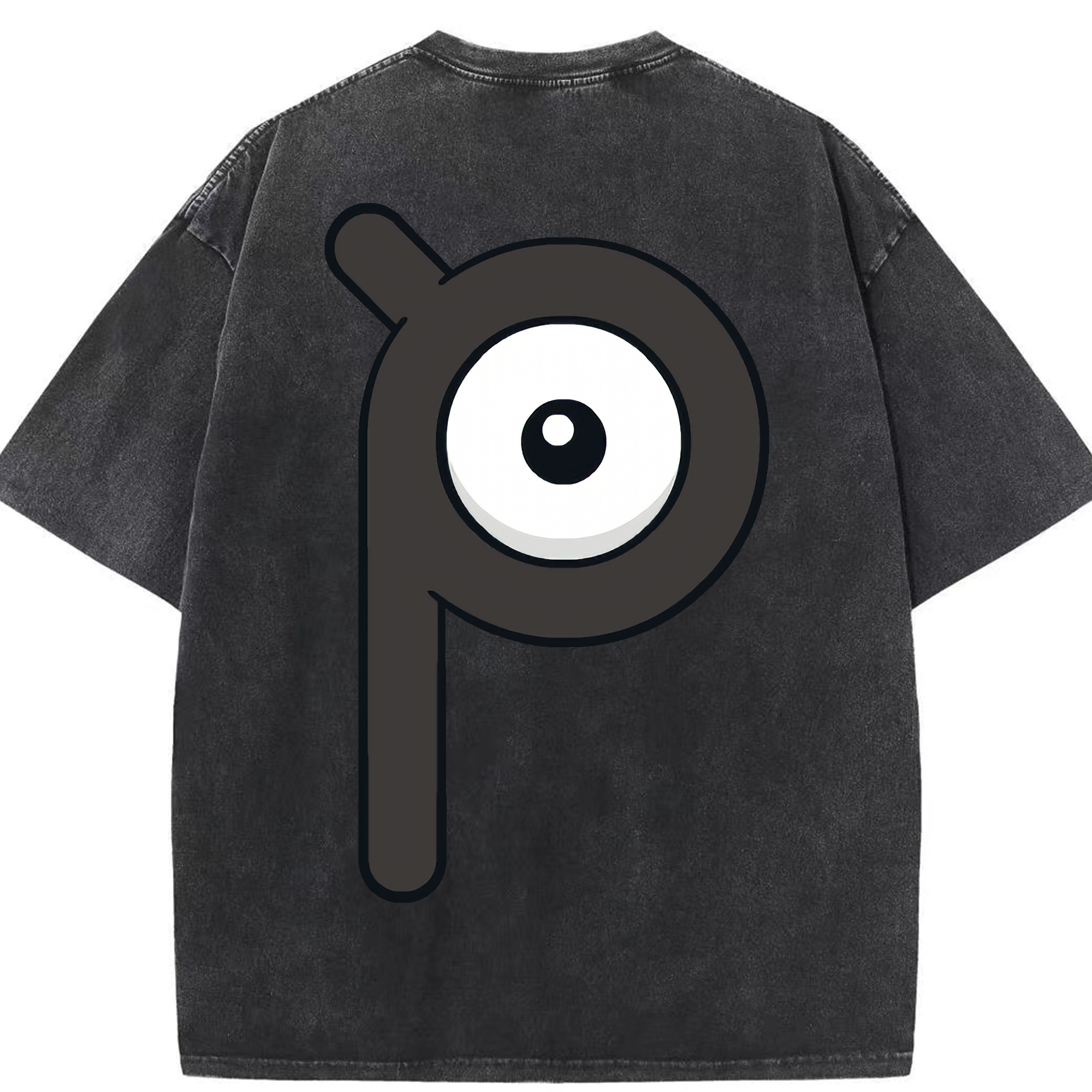 （画像用） ポケットモンスター Pokémon 綿100% ヴィンテージ風 半袖Tシャツ（背面プリント）
