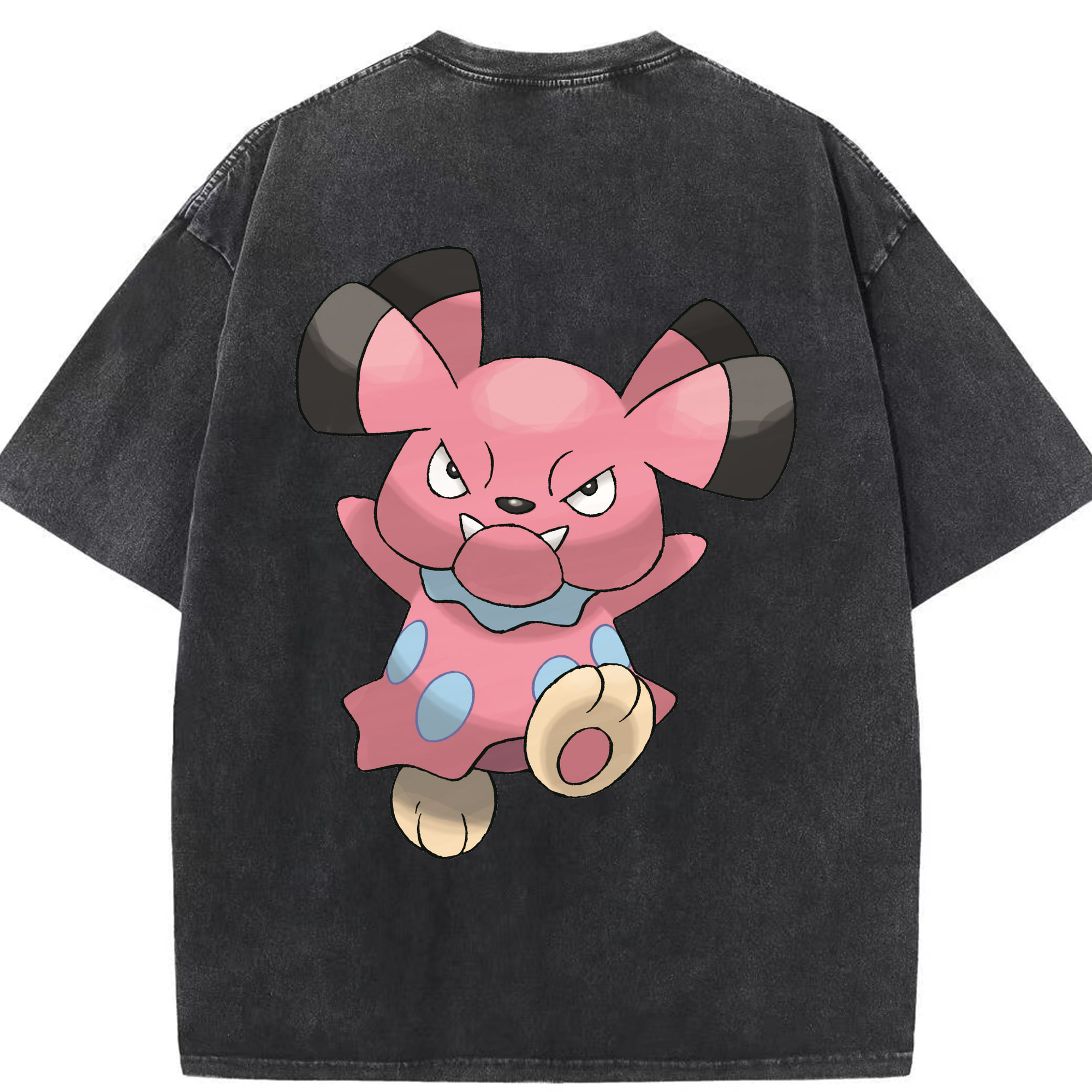 （画像用） ポケットモンスター Pokémon 綿100% ヴィンテージ風 半袖Tシャツ（背面プリント）