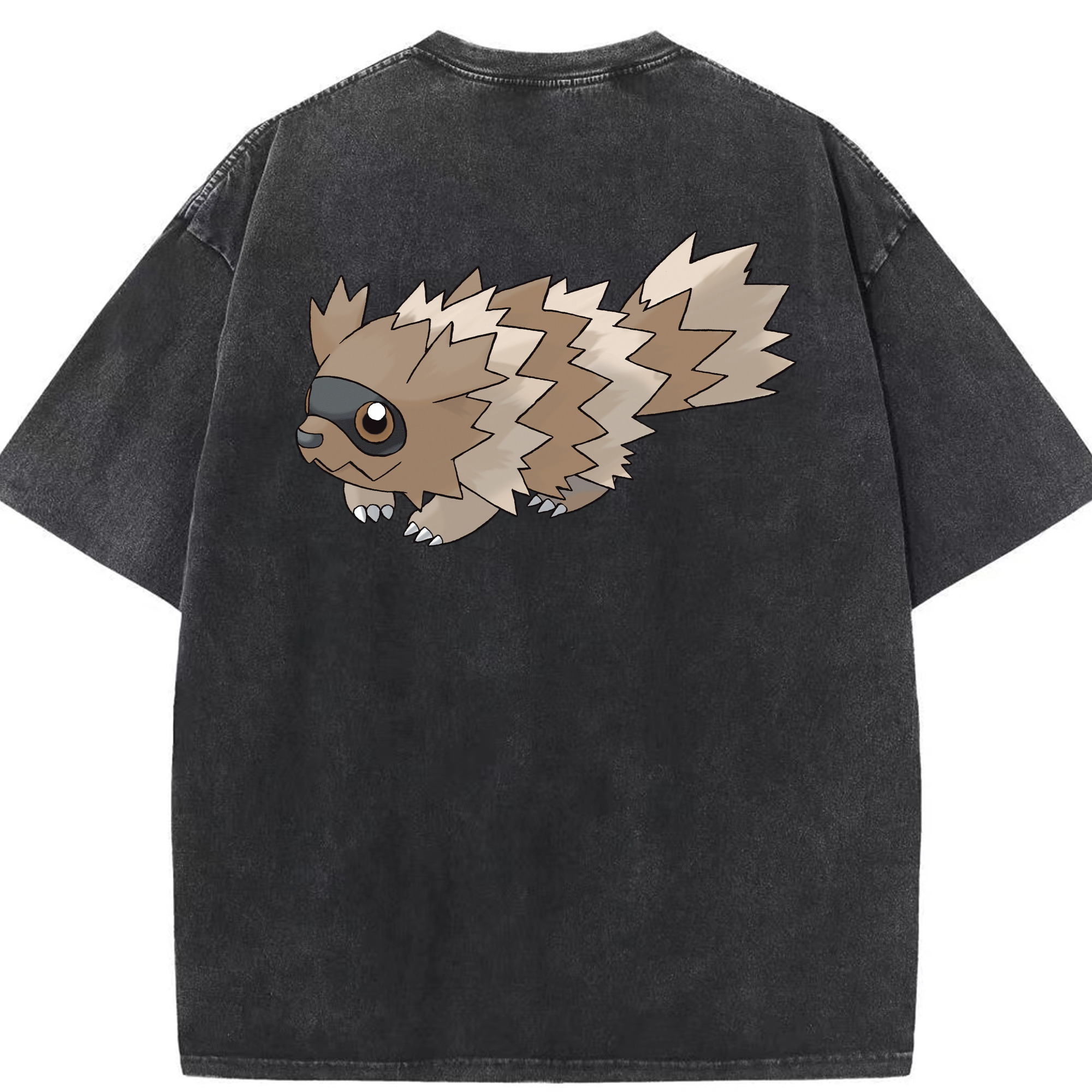 （画像用） ポケットモンスター Pokémon 綿100% ヴィンテージ風 半袖Tシャツ（背面プリント）