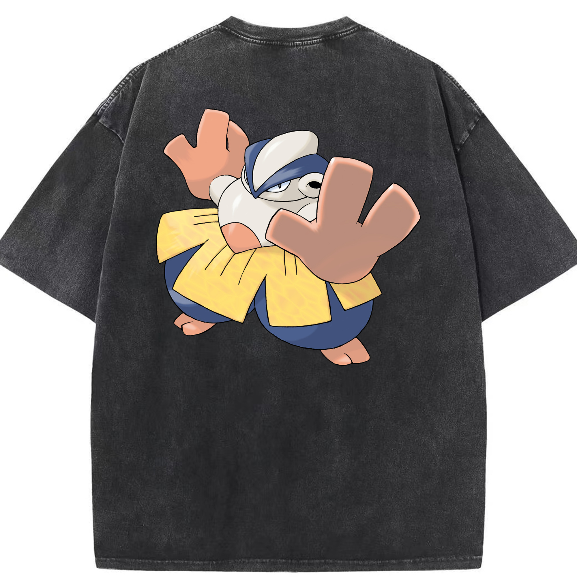 （画像用） ポケットモンスター Pokémon 綿100% ヴィンテージ風 半袖Tシャツ（背面プリント）