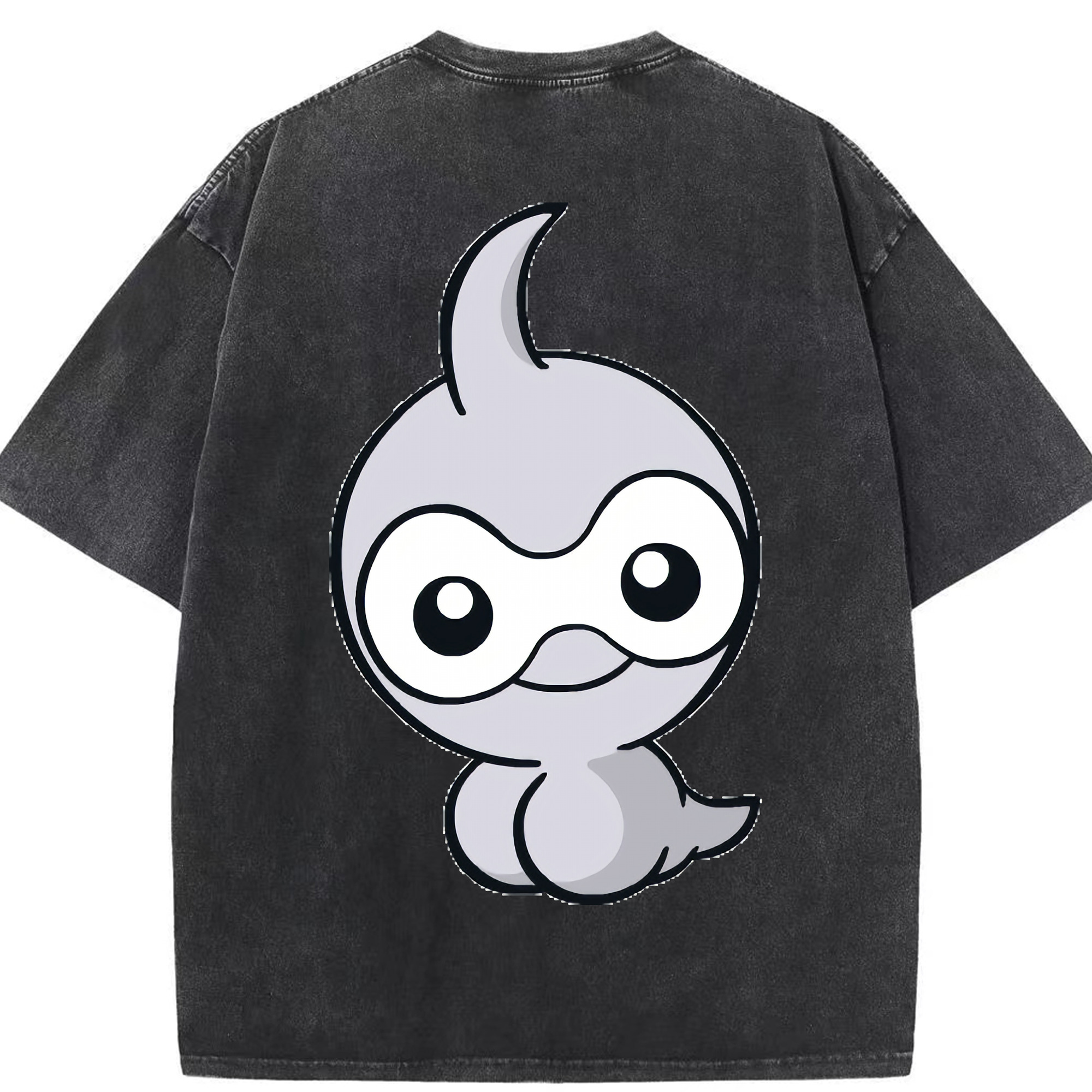 （画像用） ポケットモンスター Pokémon 綿100% ヴィンテージ風 半袖Tシャツ（背面プリント）