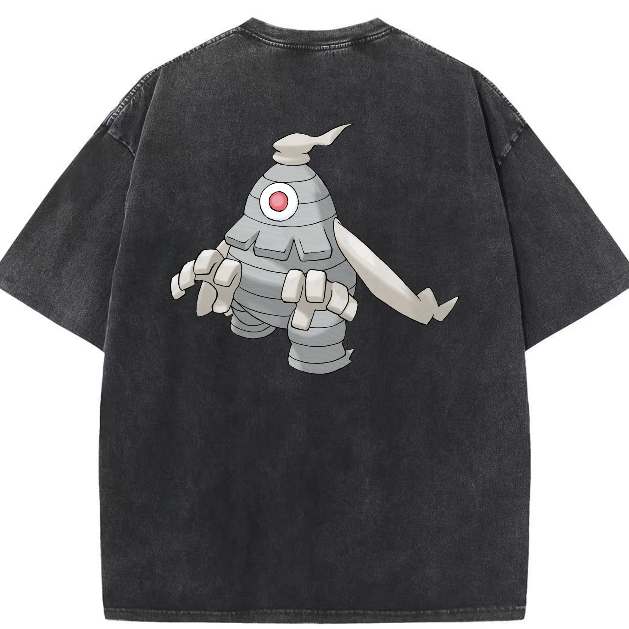 （画像用） ポケットモンスター Pokémon 綿100% ヴィンテージ風 半袖Tシャツ（背面プリント）