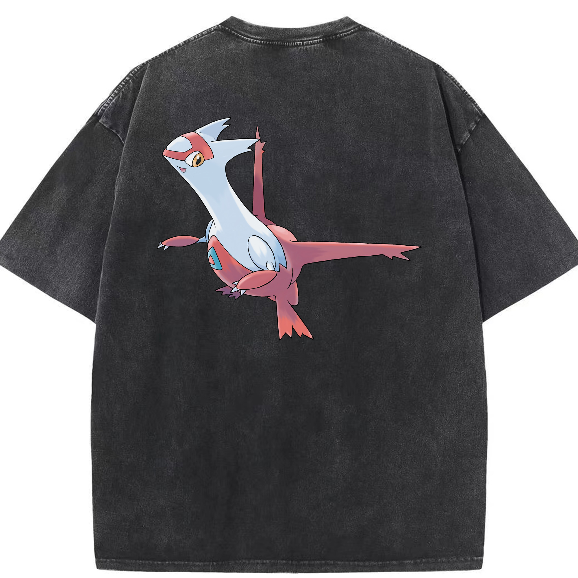 （画像用） ポケットモンスター Pokémon 綿100% ヴィンテージ風 半袖Tシャツ（背面プリント）