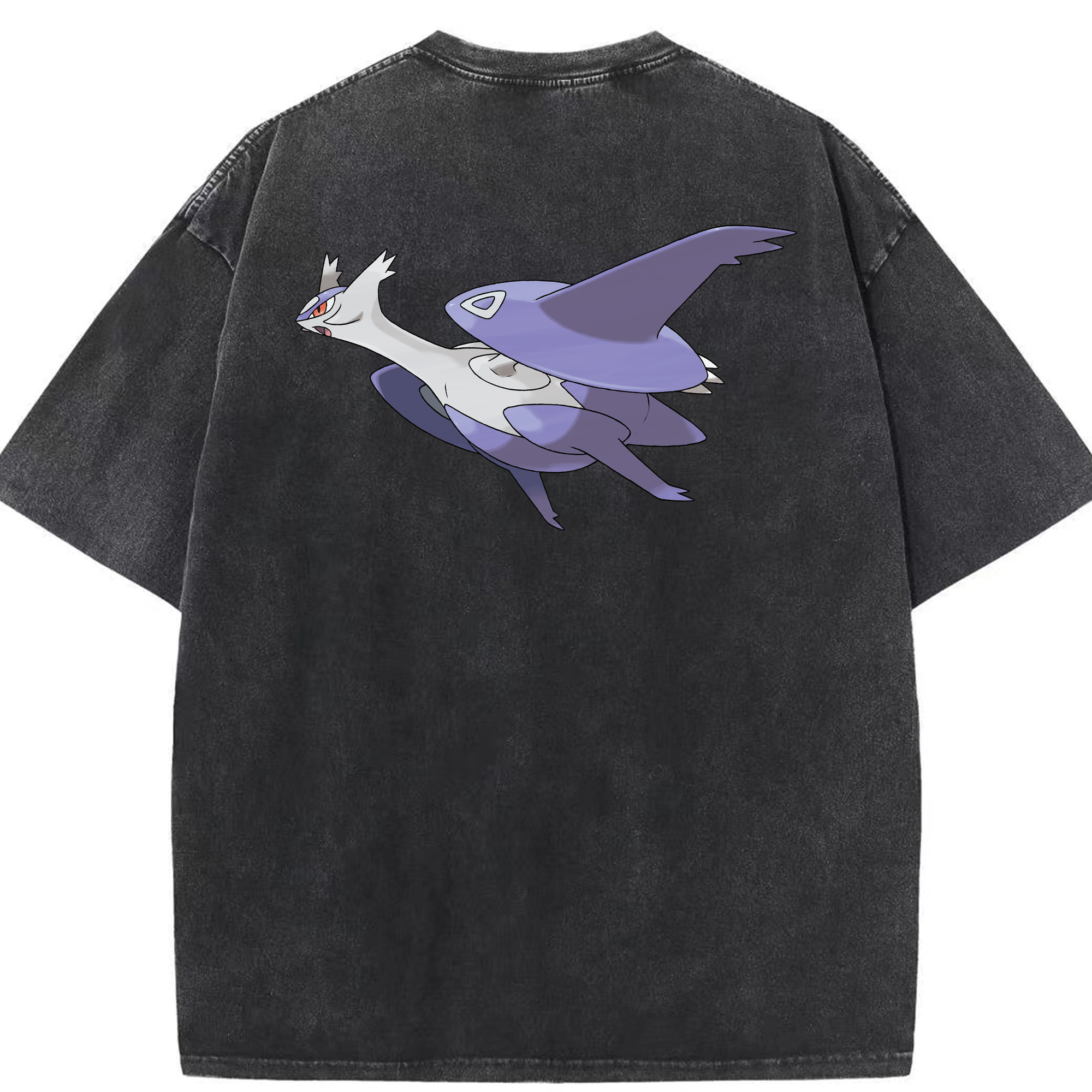 （画像用） ポケットモンスター Pokémon 綿100% ヴィンテージ風 半袖Tシャツ（背面プリント）