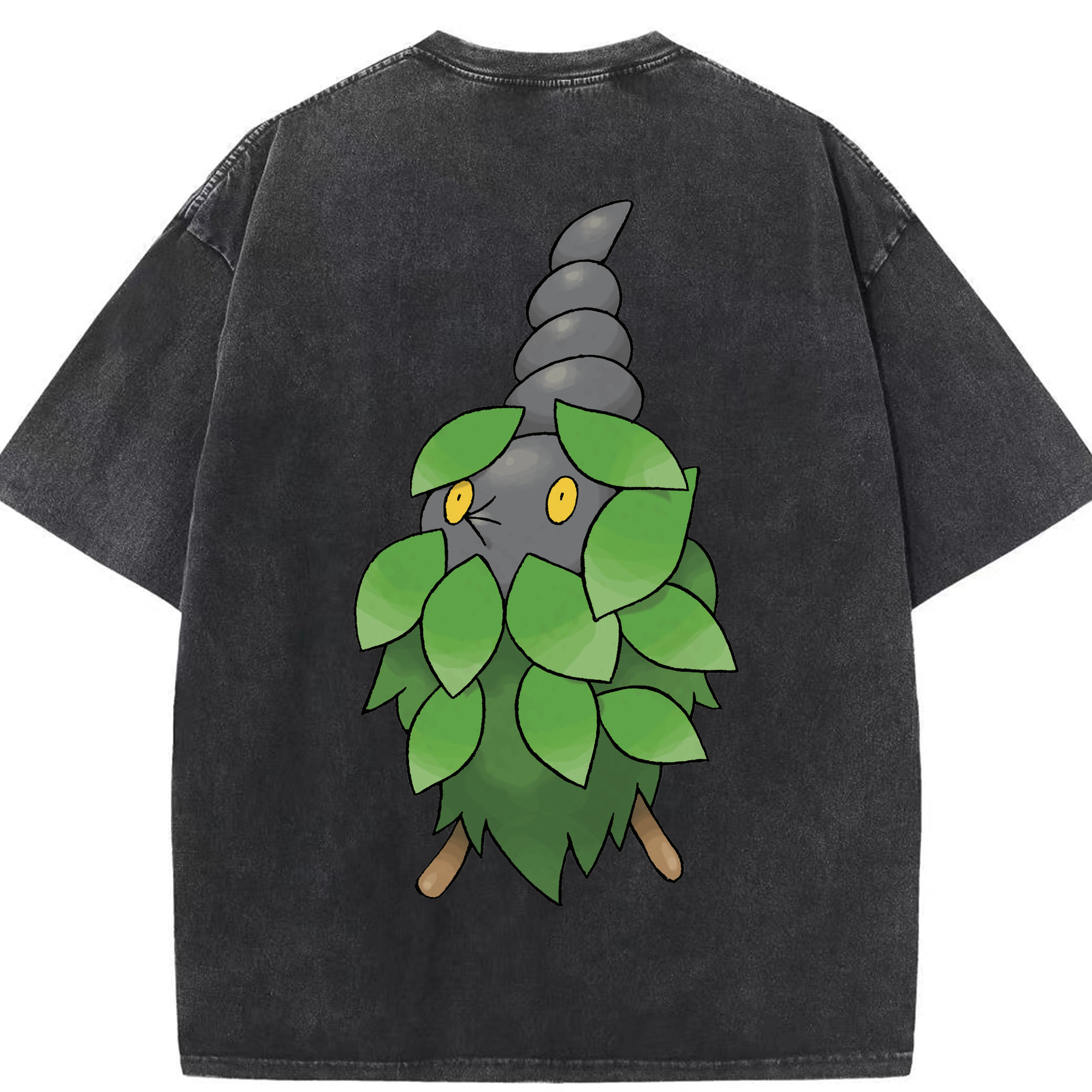 （画像用） ポケットモンスター Pokémon 綿100% ヴィンテージ風 半袖Tシャツ（背面プリント）