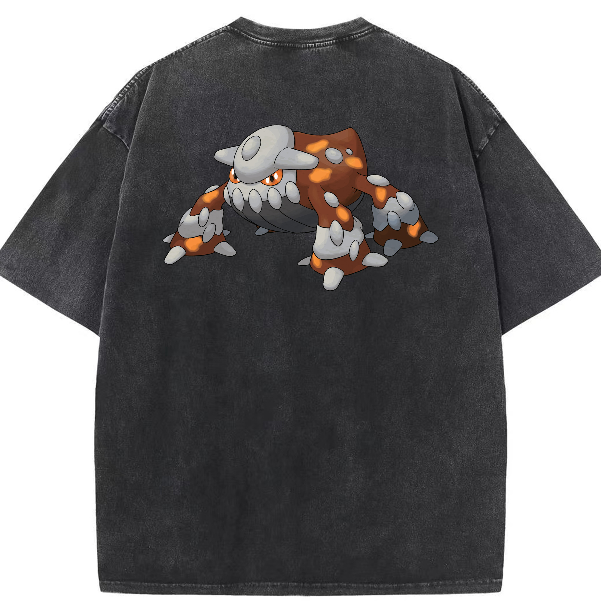 （画像用） ポケットモンスター Pokémon 綿100% ヴィンテージ風 半袖Tシャツ（背面プリント）