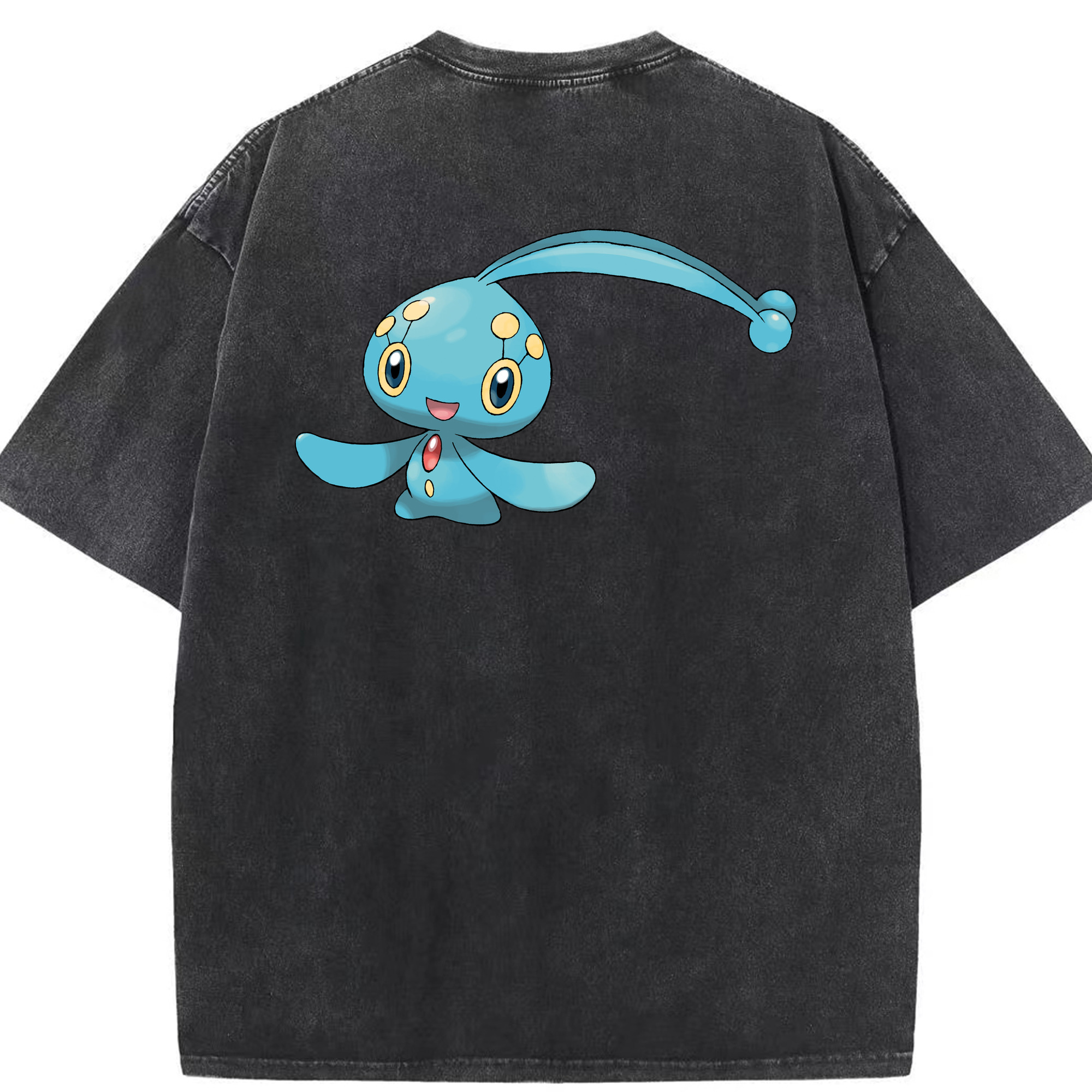 （画像用） ポケットモンスター Pokémon 綿100% ヴィンテージ風 半袖Tシャツ（背面プリント）