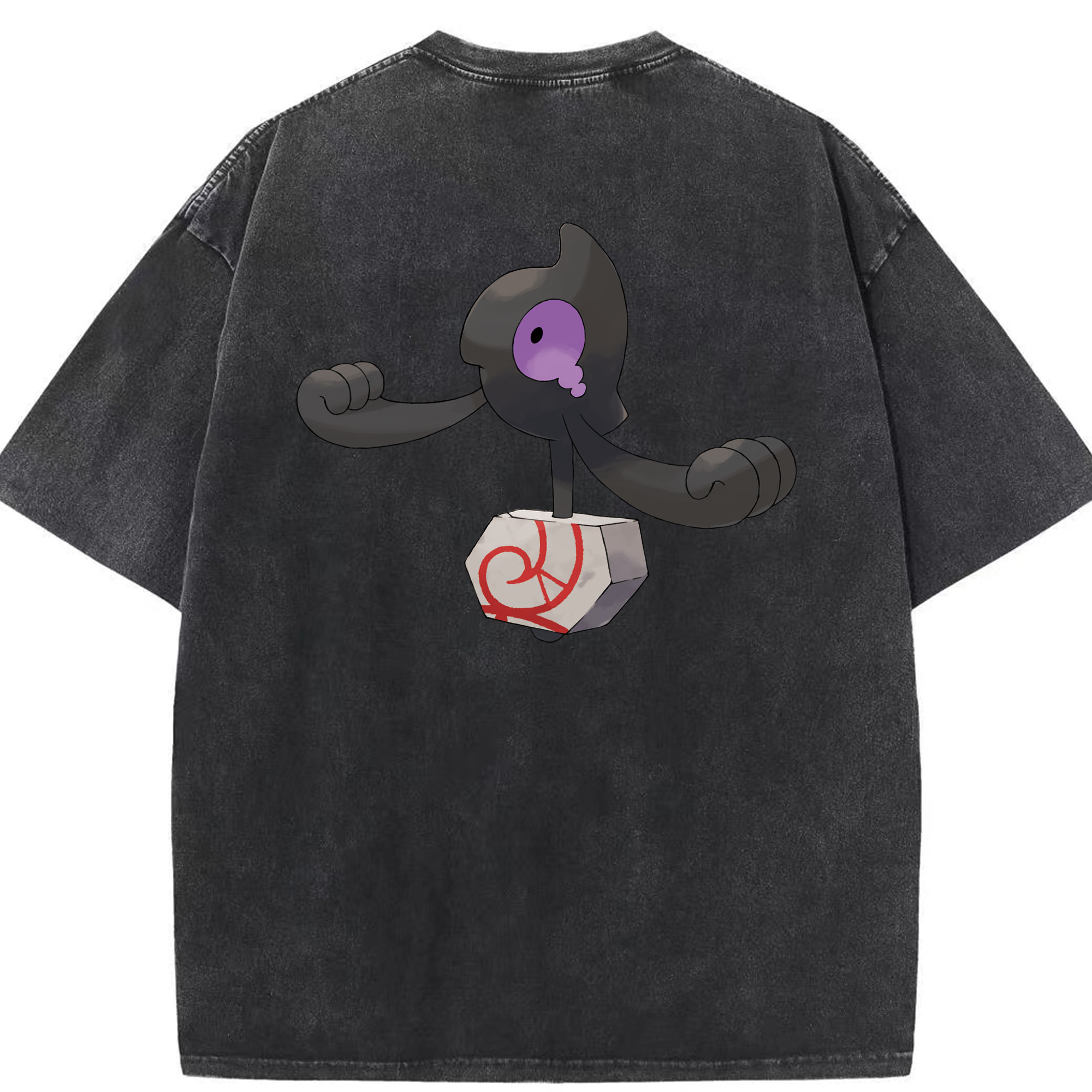 （画像用） ポケットモンスター Pokémon 綿100% ヴィンテージ風 半袖Tシャツ（背面プリント）