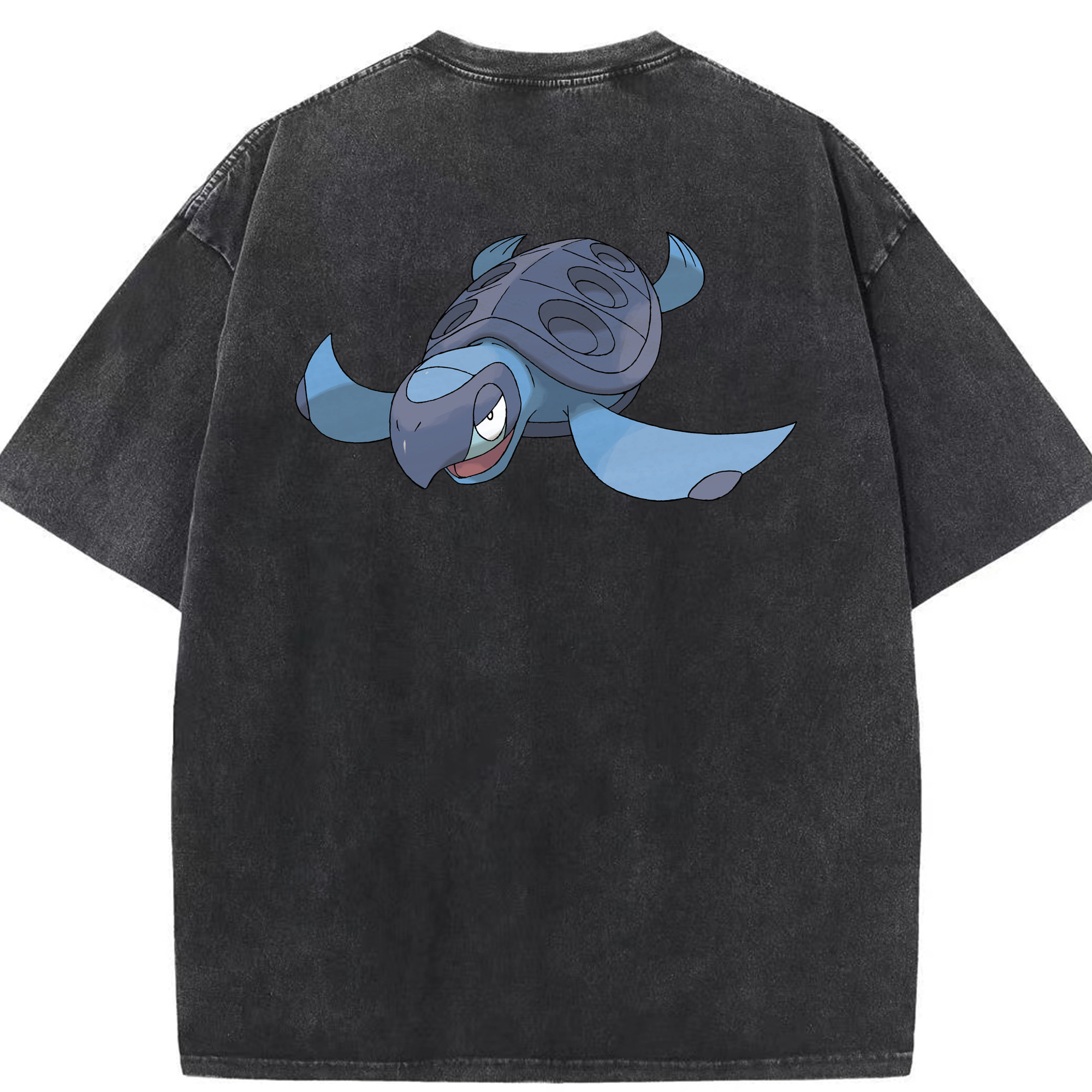（画像用） ポケットモンスター Pokémon 綿100% ヴィンテージ風 半袖Tシャツ（背面プリント）