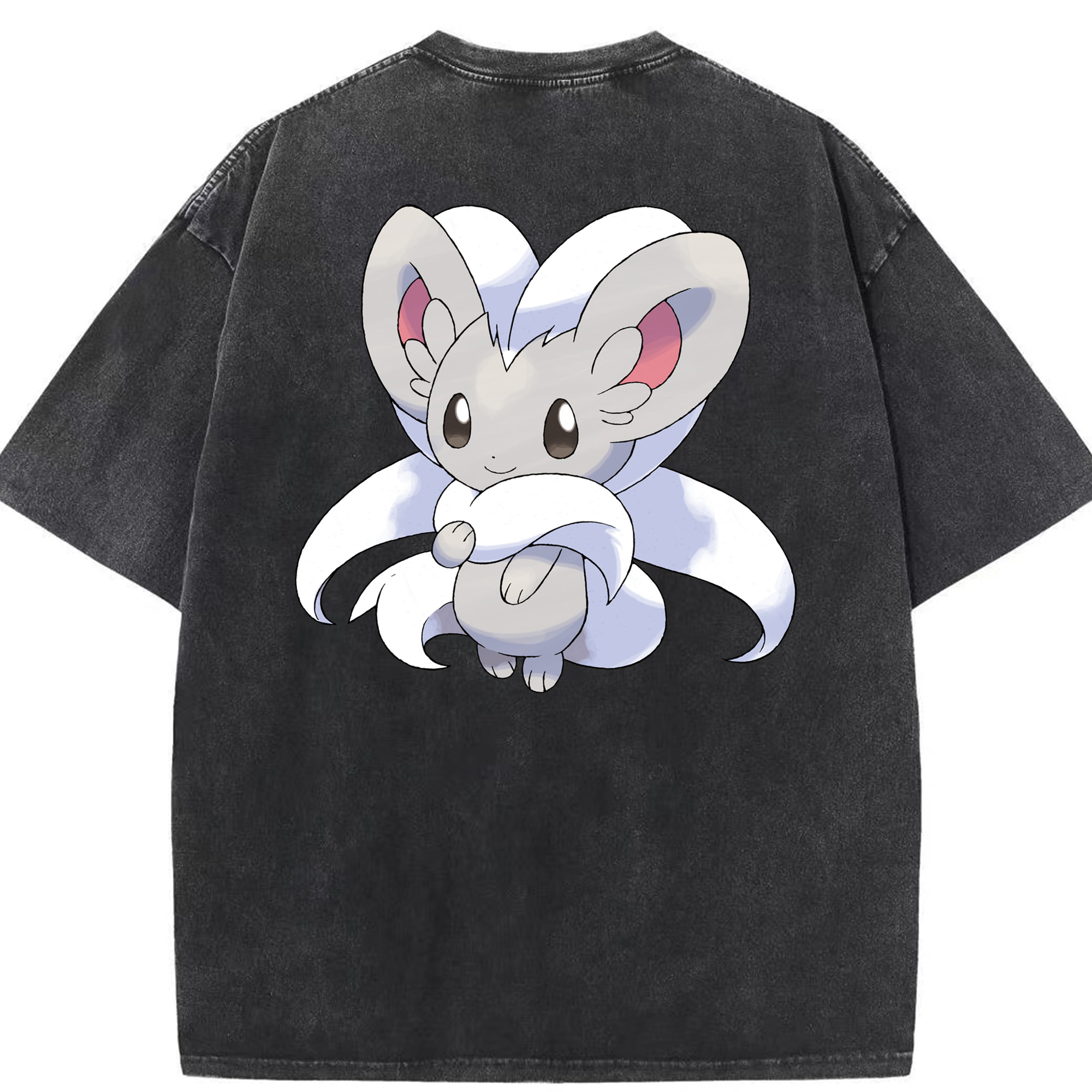 （画像用） ポケットモンスター Pokémon 綿100% ヴィンテージ風 半袖Tシャツ（背面プリント）