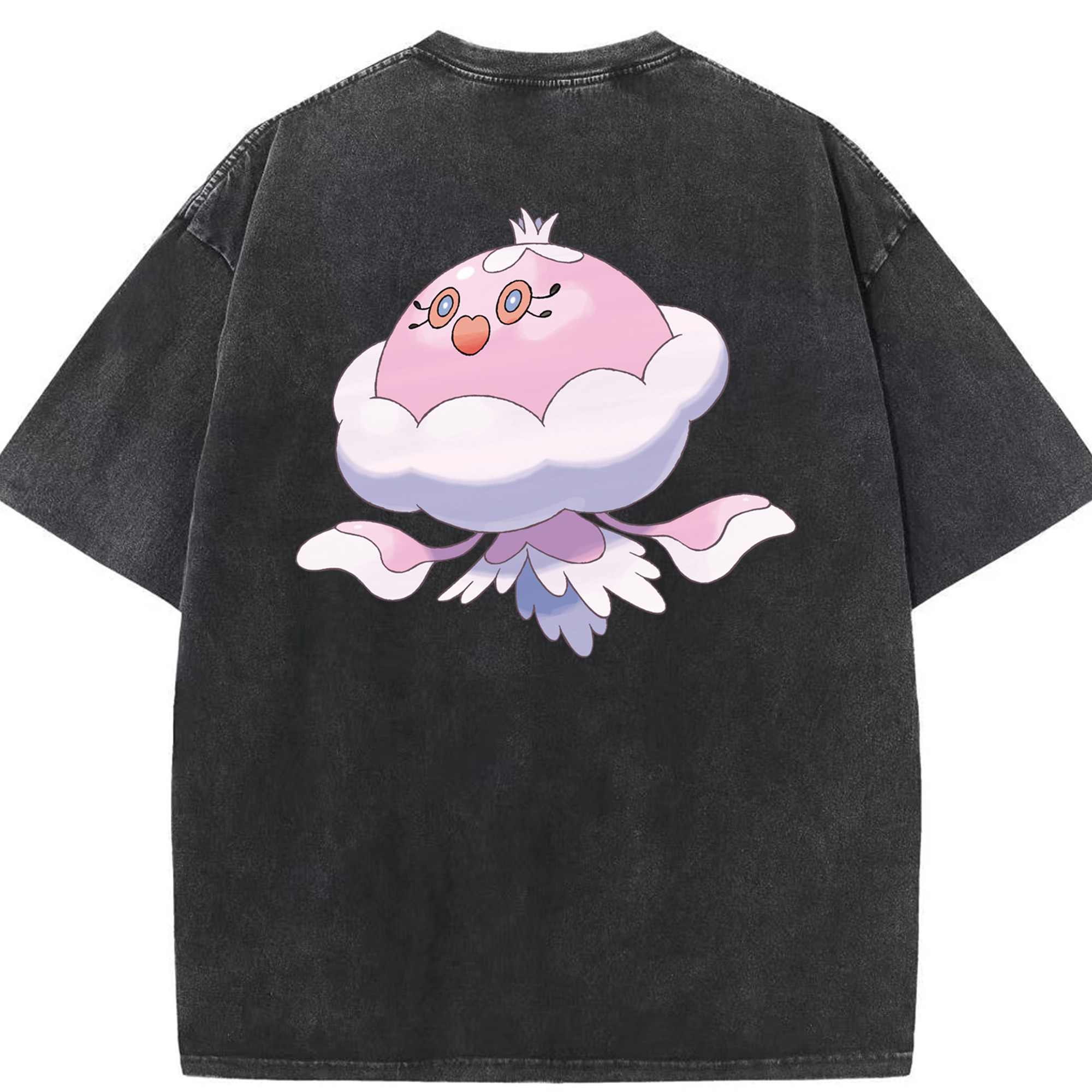 （画像用） ポケットモンスター Pokémon 綿100% ヴィンテージ風 半袖Tシャツ（背面プリント）