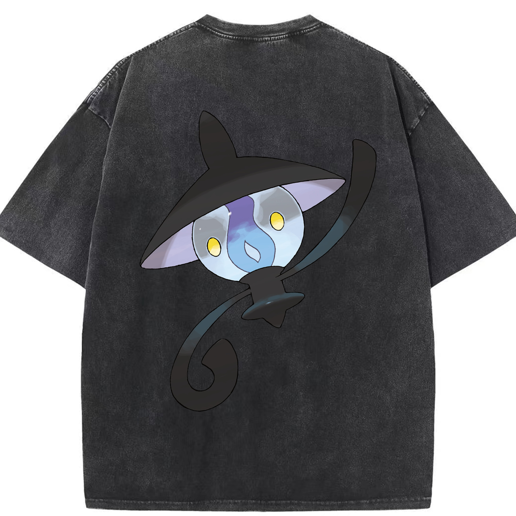 （画像用） ポケットモンスター Pokémon 綿100% ヴィンテージ風 半袖Tシャツ（背面プリント）