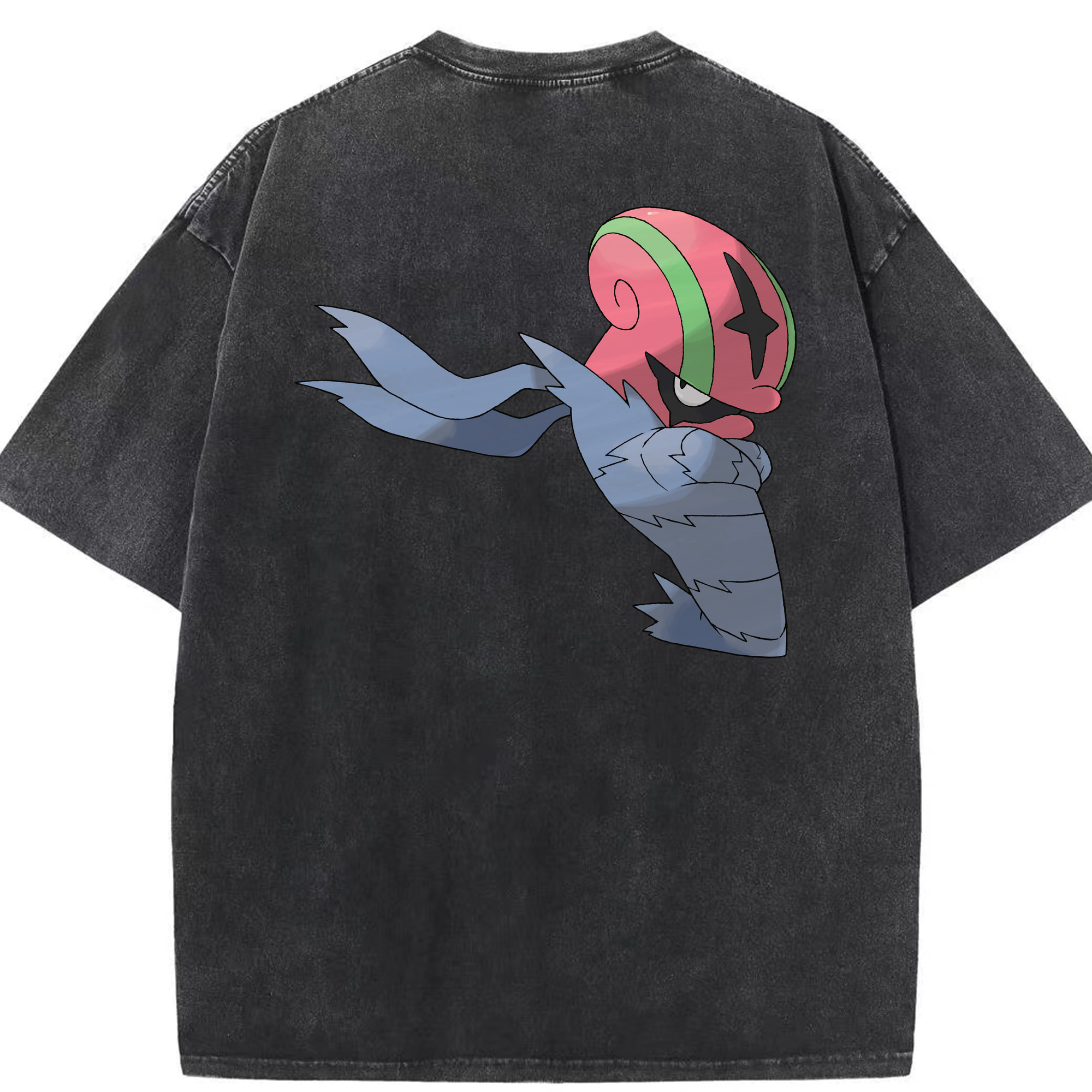 （画像用） ポケットモンスター Pokémon 綿100% ヴィンテージ風 半袖Tシャツ（背面プリント）