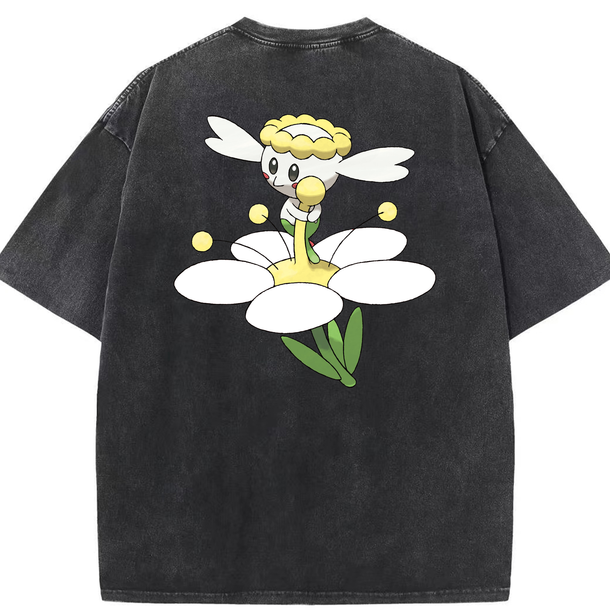 （画像用） ポケットモンスター Pokémon 綿100% ヴィンテージ風 半袖Tシャツ（背面プリント）