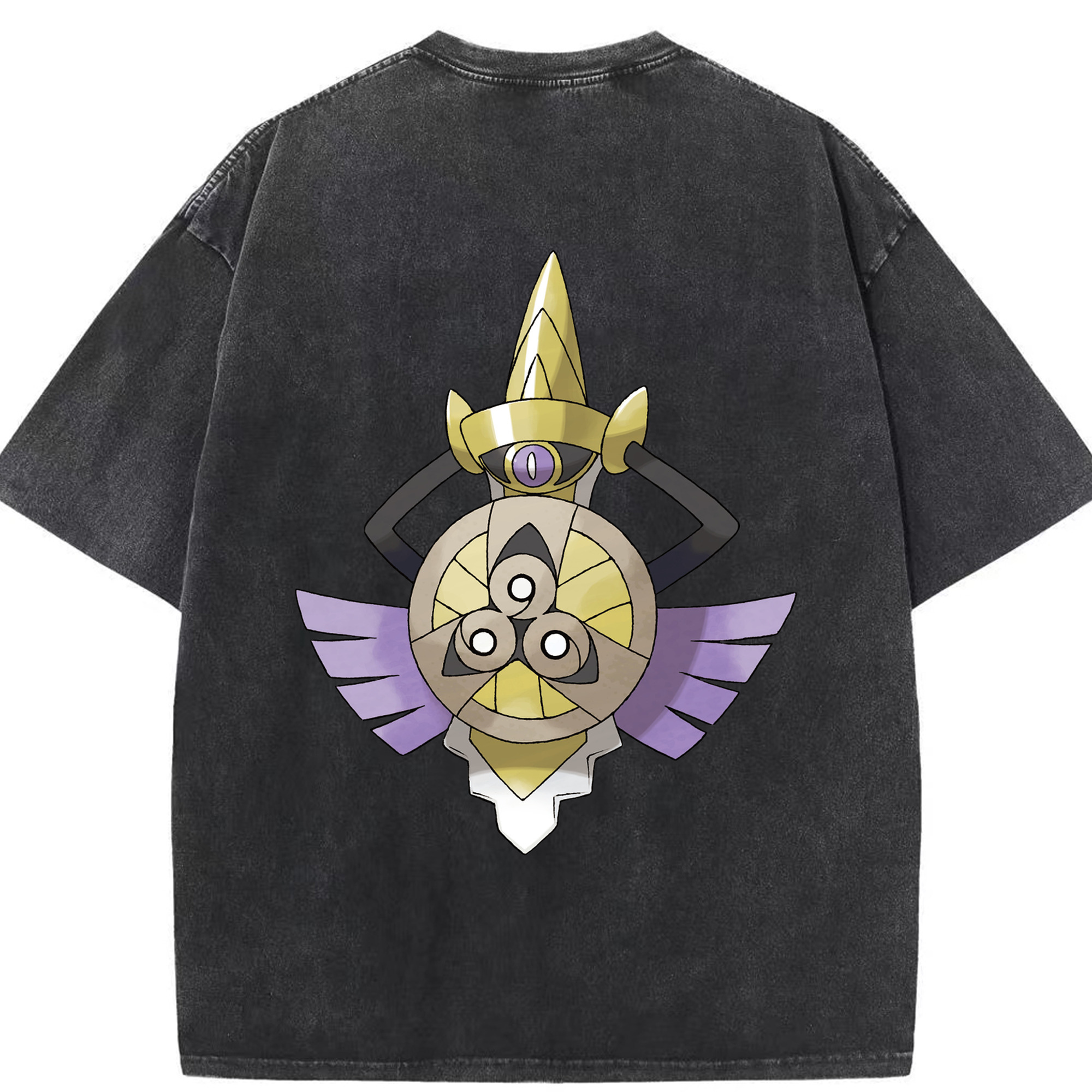 （画像用） ポケットモンスター Pokémon 綿100% ヴィンテージ風 半袖Tシャツ（背面プリント）