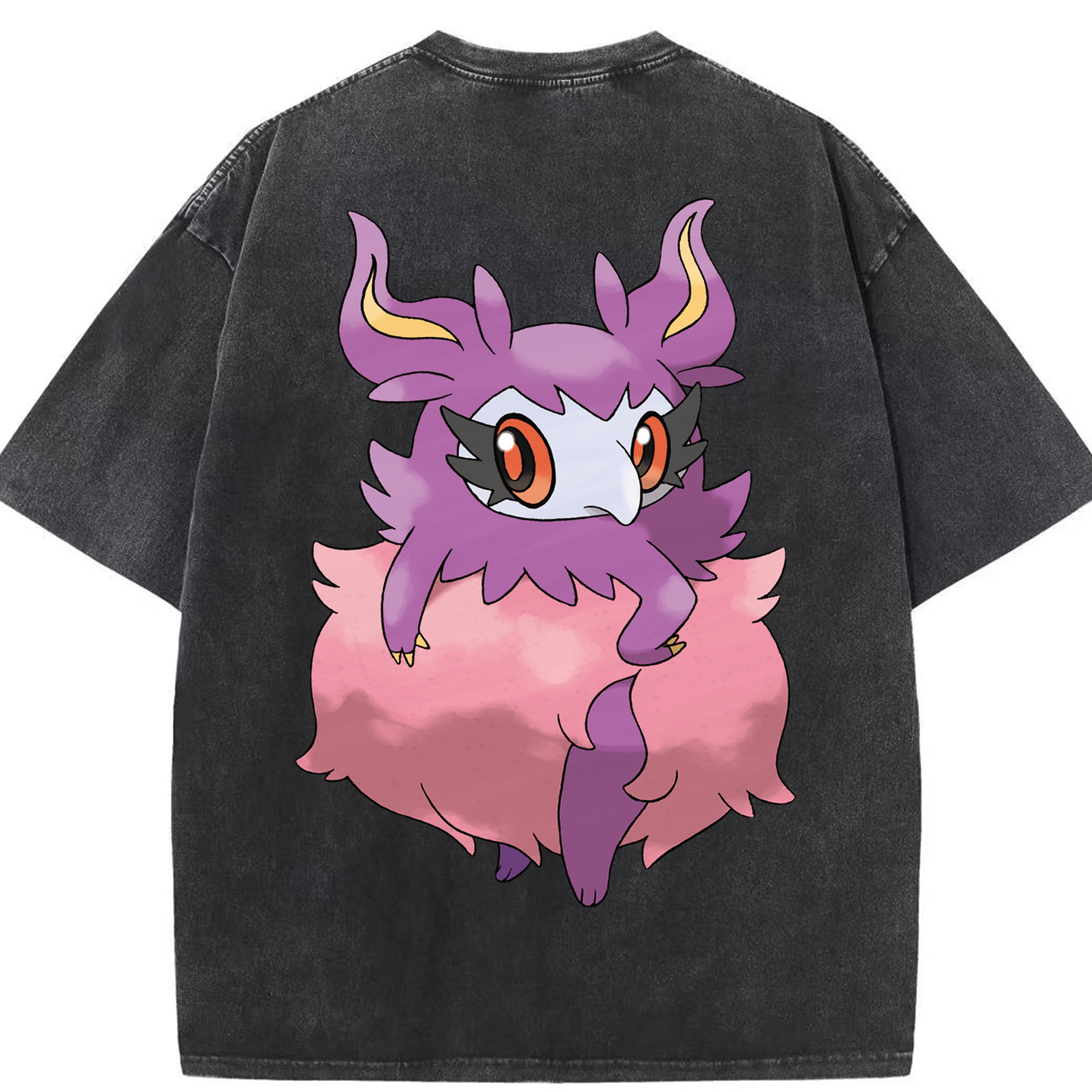 （画像用） ポケットモンスター Pokémon 綿100% ヴィンテージ風 半袖Tシャツ（背面プリント）