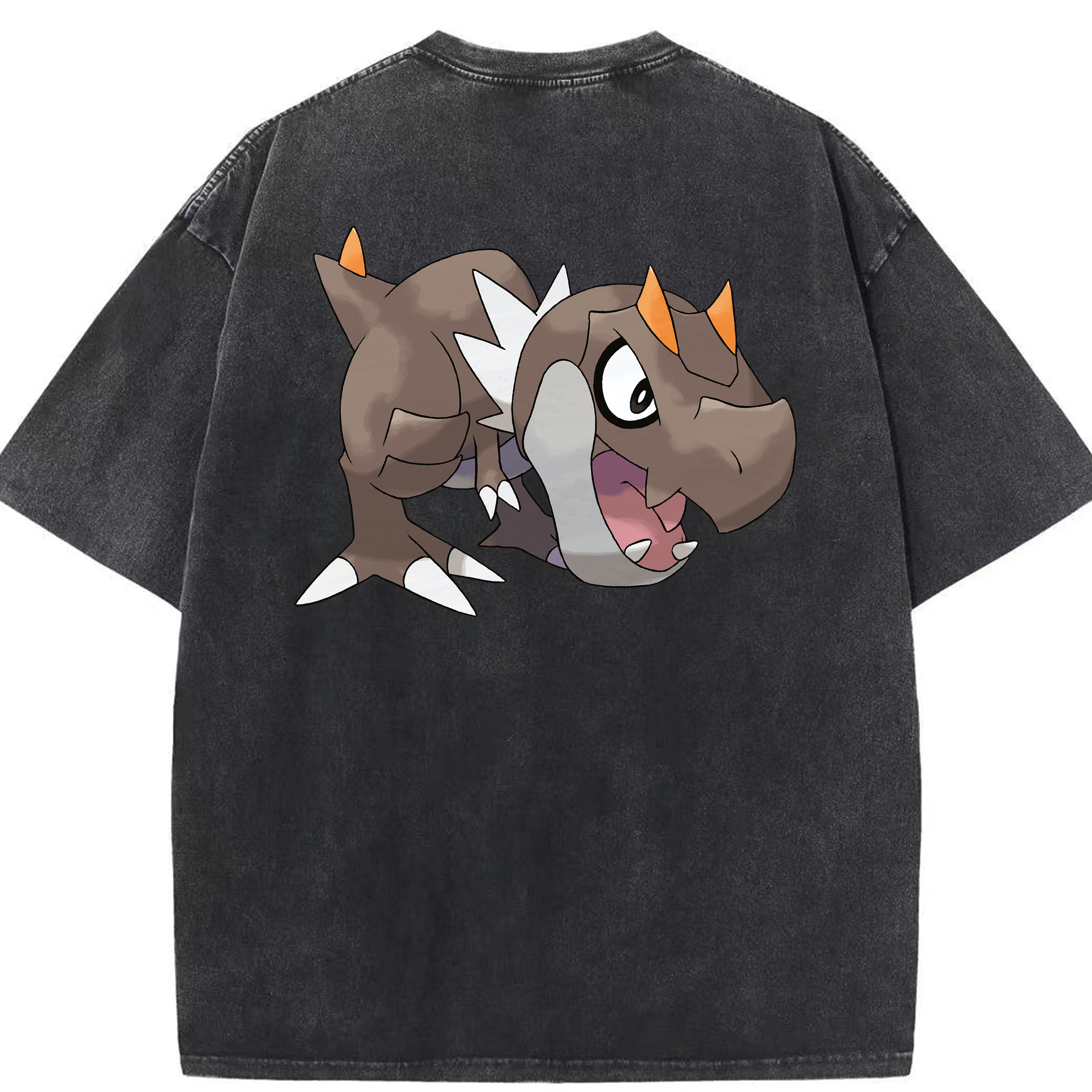 （画像用） ポケットモンスター Pokémon 綿100% ヴィンテージ風 半袖Tシャツ（背面プリント）