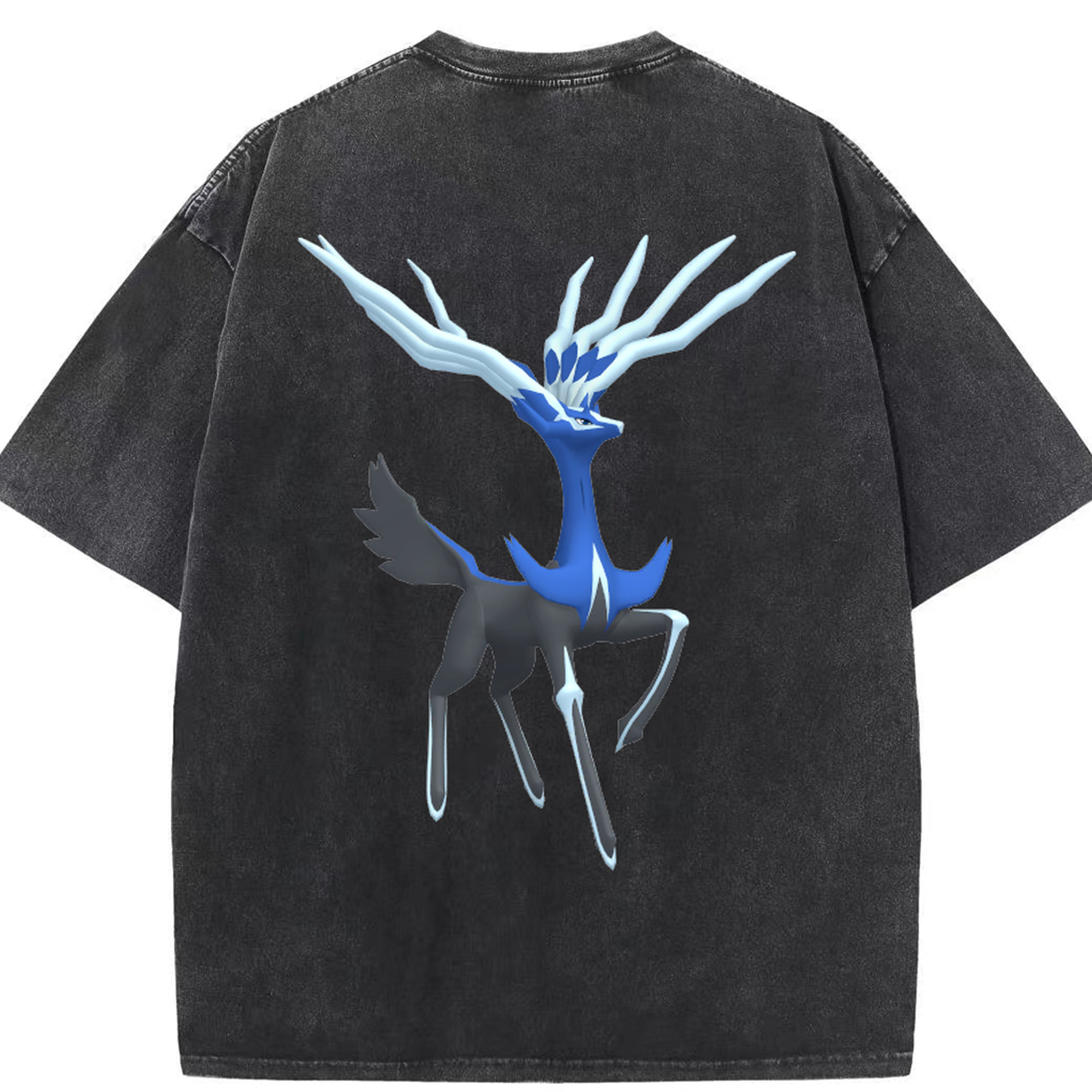 （画像用） ポケットモンスター Pokémon 綿100% ヴィンテージ風 半袖Tシャツ（背面プリント）