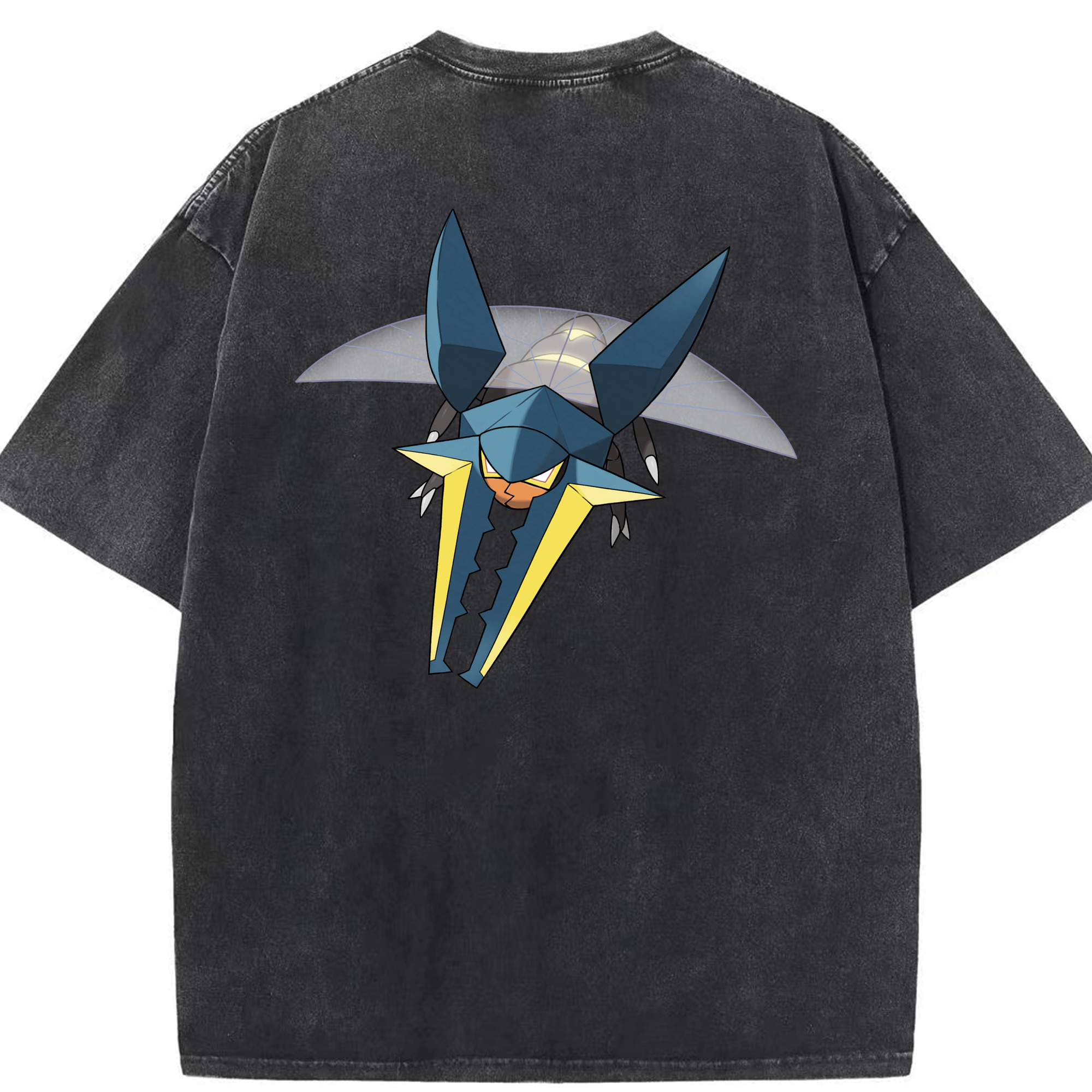 （画像用） ポケットモンスター Pokémon 綿100% ヴィンテージ風 半袖Tシャツ（背面プリント）