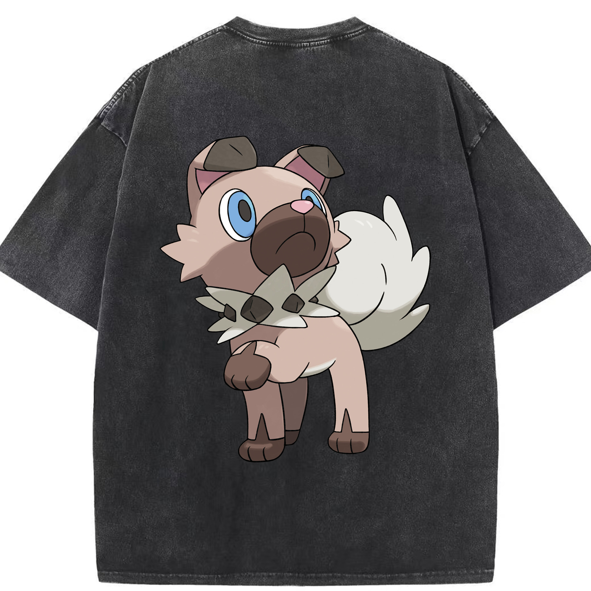 （画像用） ポケットモンスター Pokémon 綿100% ヴィンテージ風 半袖Tシャツ（背面プリント）