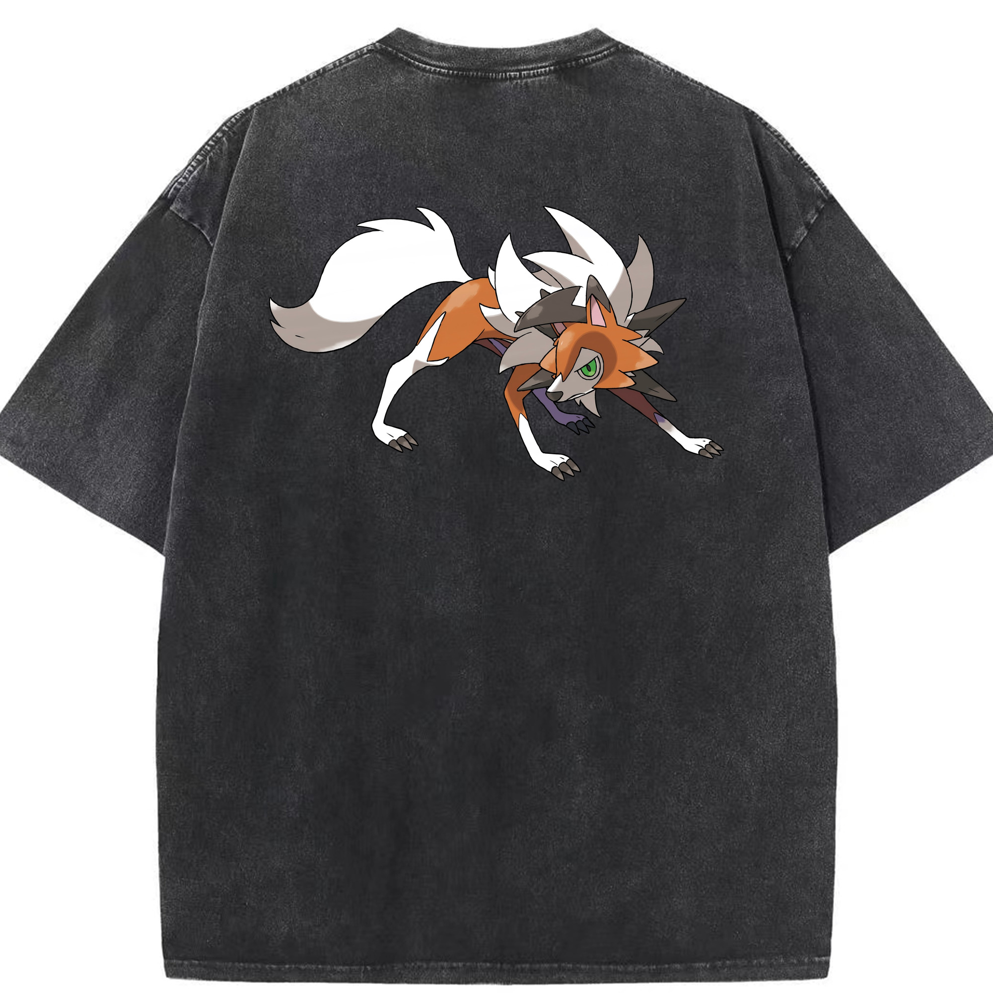 （画像用） ポケットモンスター Pokémon 綿100% ヴィンテージ風 半袖Tシャツ（背面プリント）