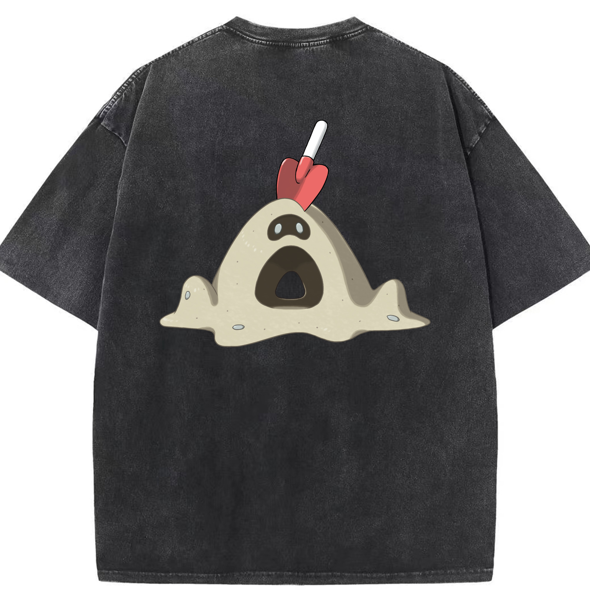 （画像用） ポケットモンスター Pokémon 綿100% ヴィンテージ風 半袖Tシャツ（背面プリント）