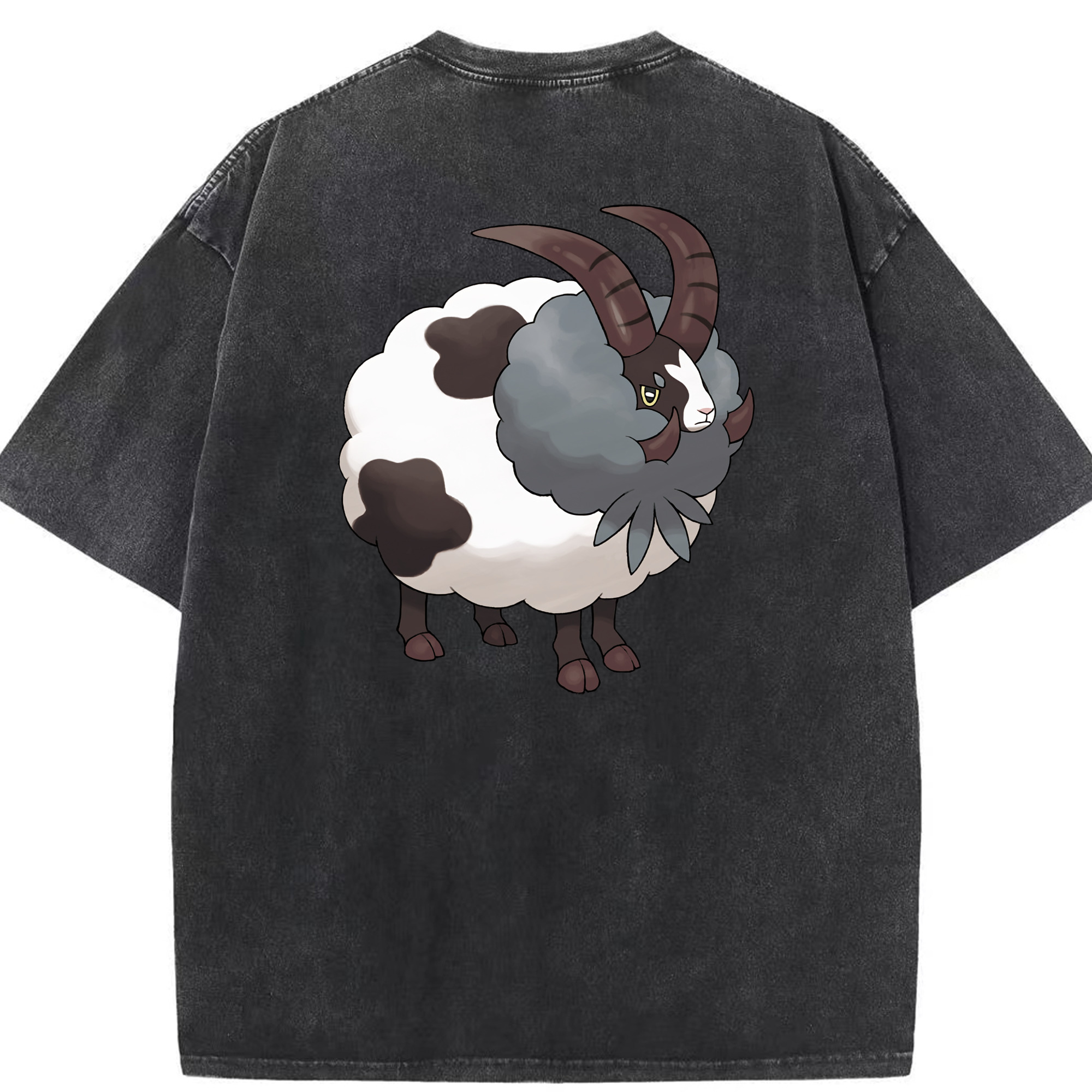 （画像用） ポケットモンスター Pokémon 綿100% ヴィンテージ風 半袖Tシャツ（背面プリント）