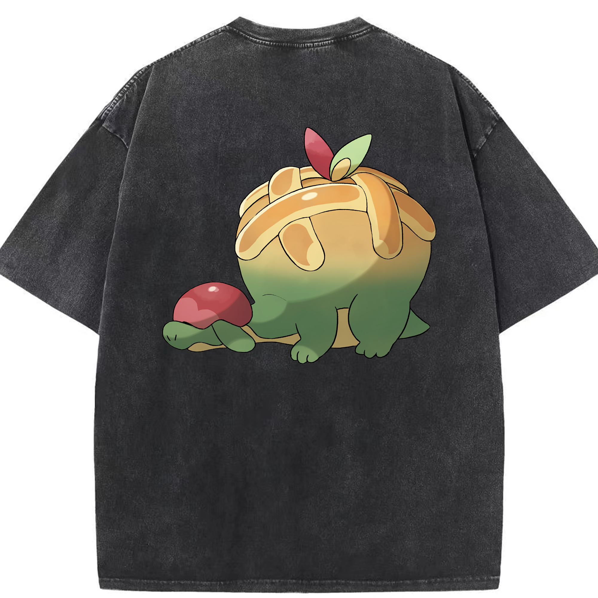 （画像用） ポケットモンスター Pokémon 綿100% ヴィンテージ風 半袖Tシャツ（背面プリント）