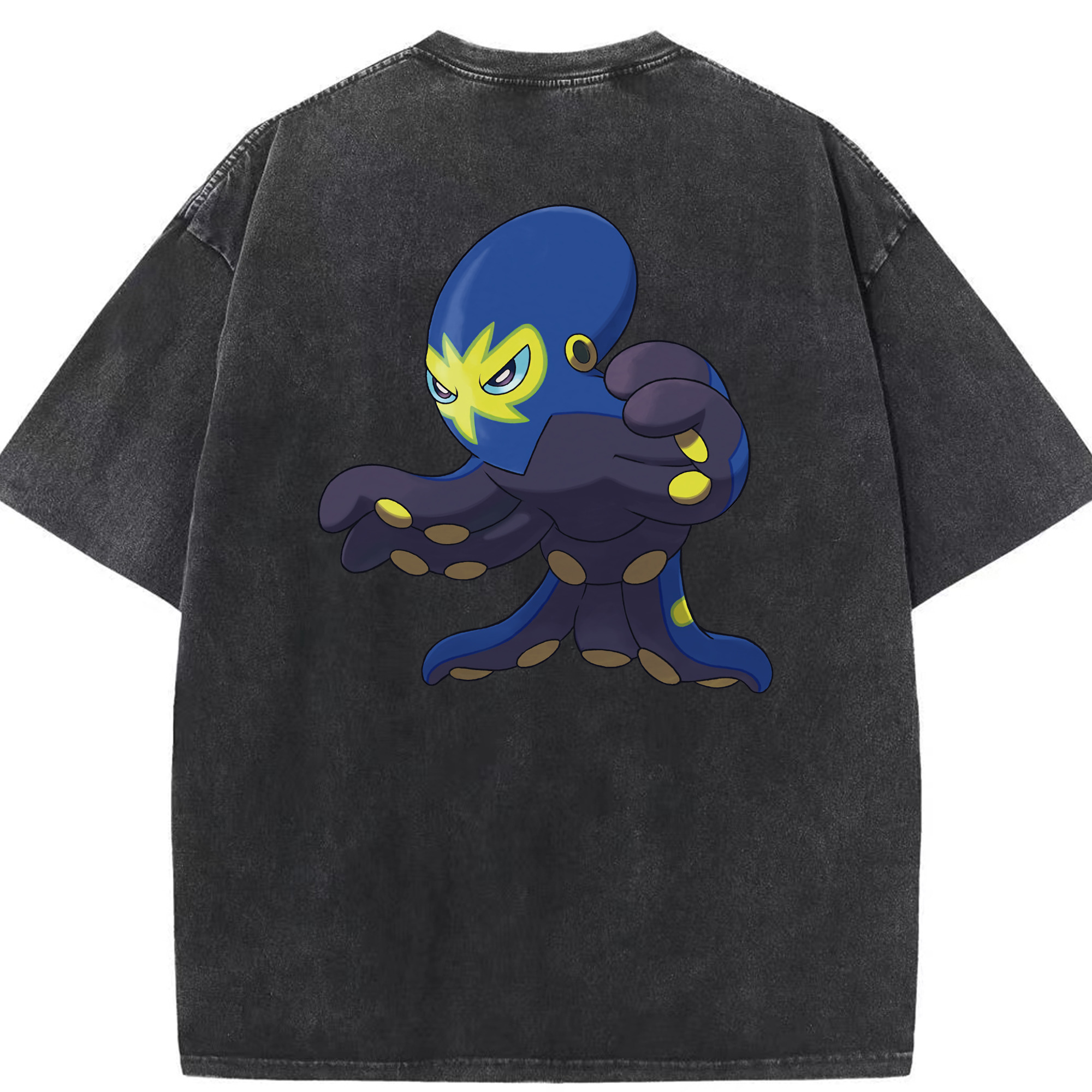 （画像用） ポケットモンスター Pokémon 綿100% ヴィンテージ風 半袖Tシャツ（背面プリント）