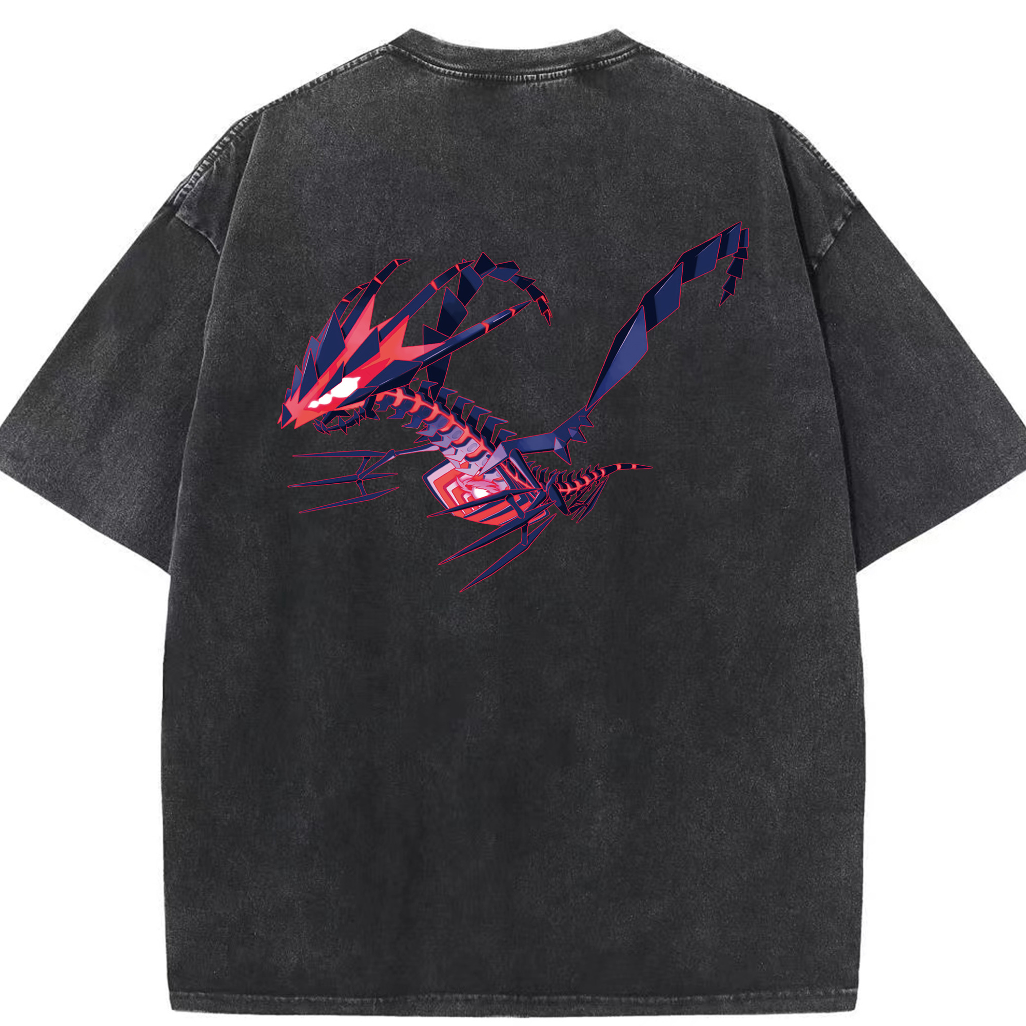 （画像用） ポケットモンスター Pokémon 綿100% ヴィンテージ風 半袖Tシャツ（背面プリント）