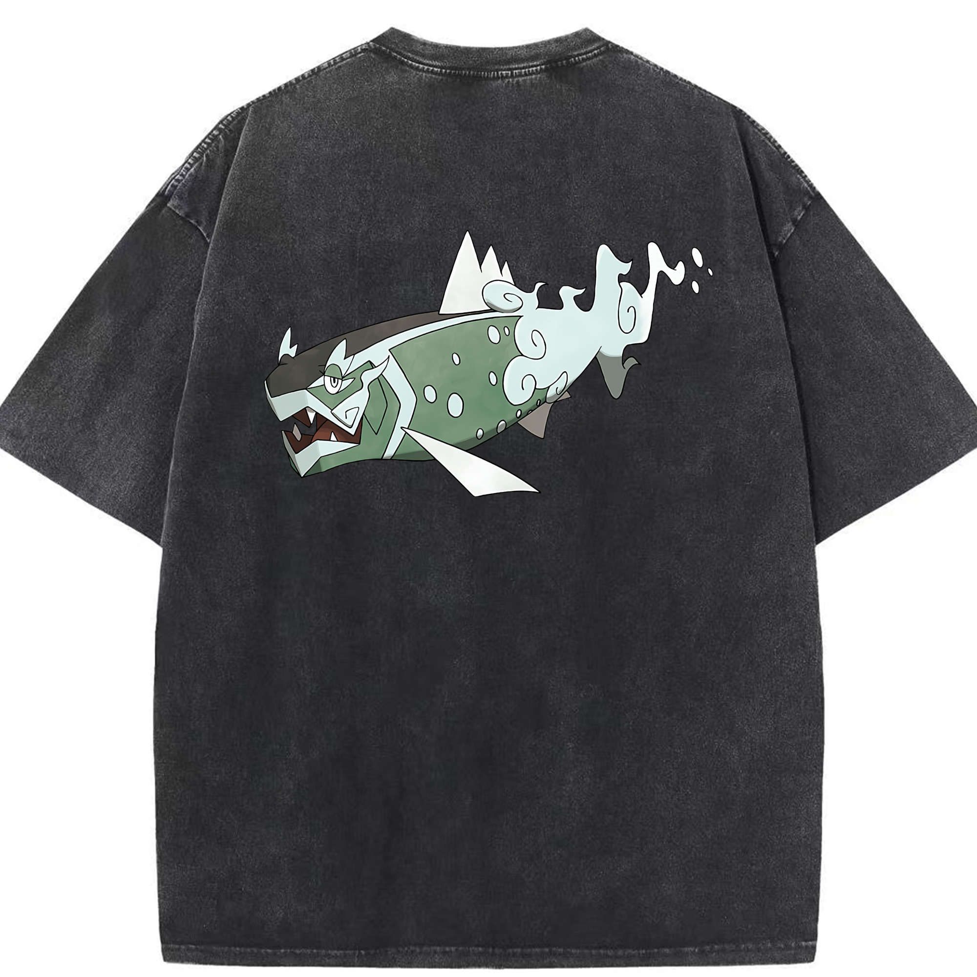 （画像用） ポケットモンスター Pokémon 綿100% ヴィンテージ風 半袖Tシャツ（背面プリント）