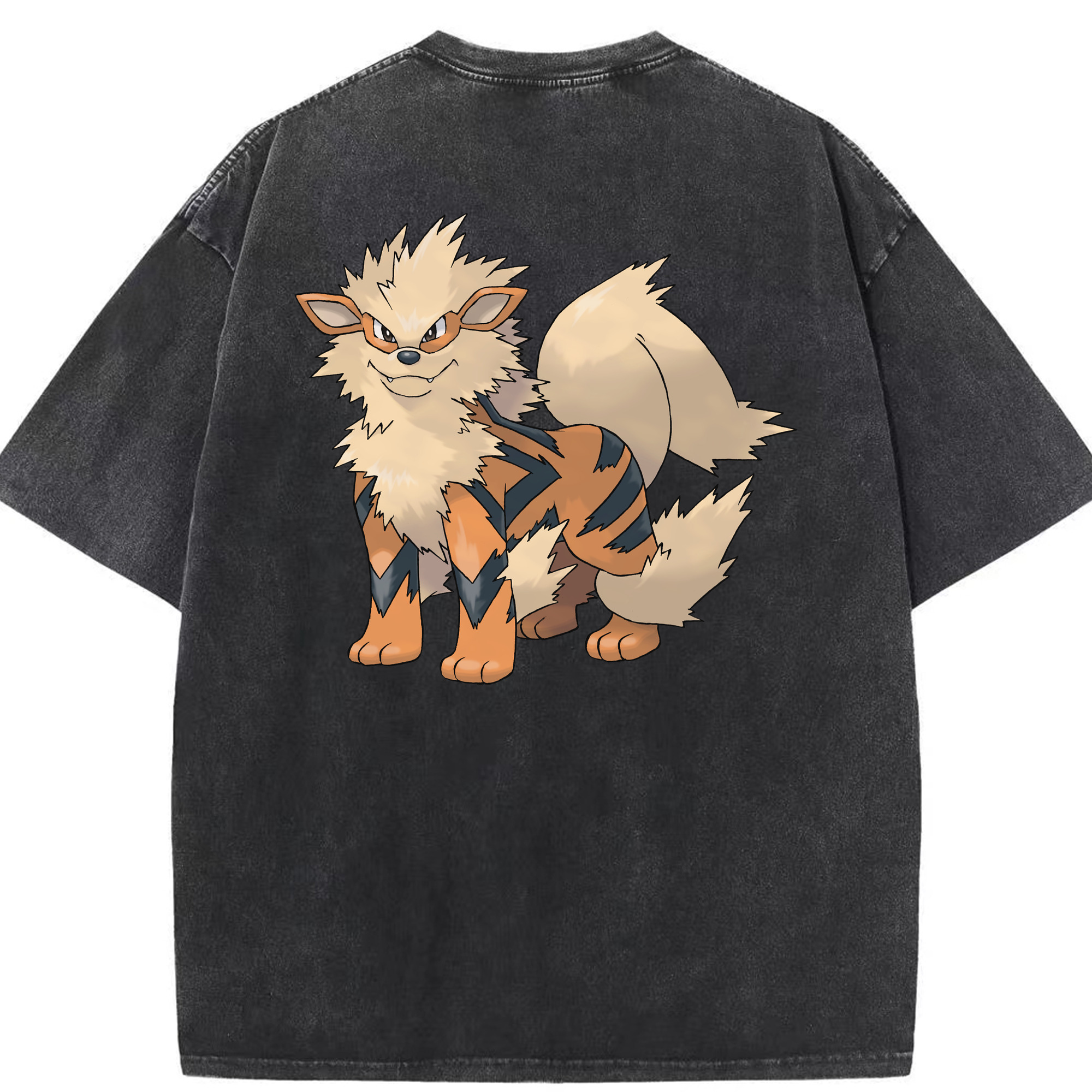 （画像用） ポケットモンスター Pokémon 綿100% ヴィンテージ風 半袖Tシャツ（背面プリント）