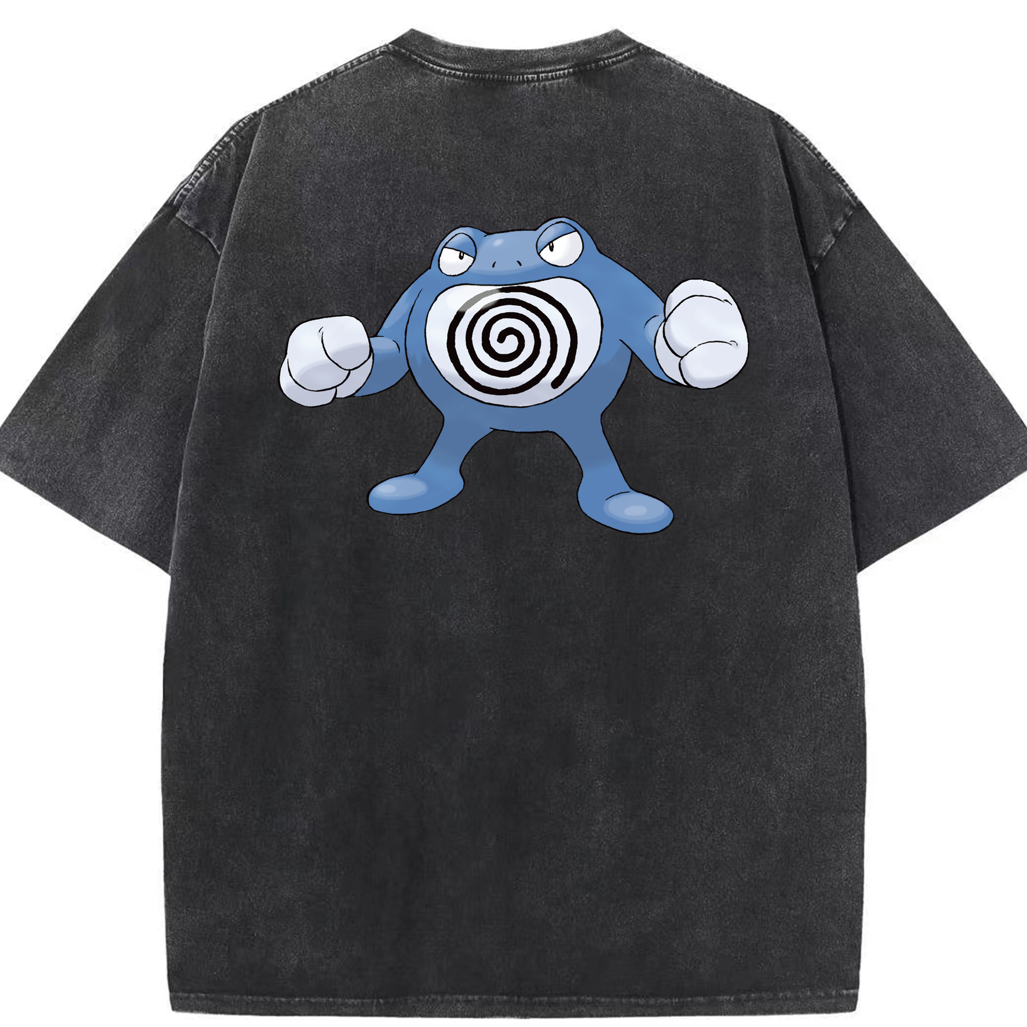 （画像用） ポケットモンスター Pokémon 綿100% ヴィンテージ風 半袖Tシャツ（背面プリント）