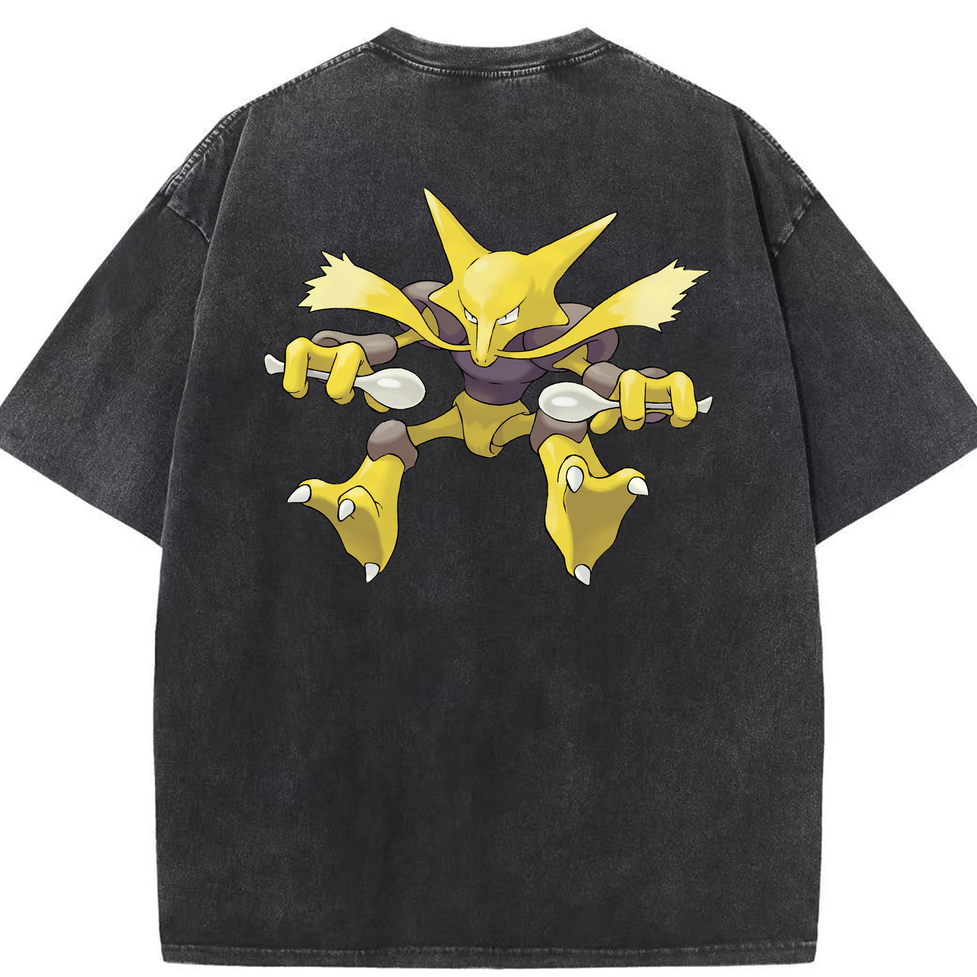 （画像用） ポケットモンスター Pokémon 綿100% ヴィンテージ風 半袖Tシャツ（背面プリント）