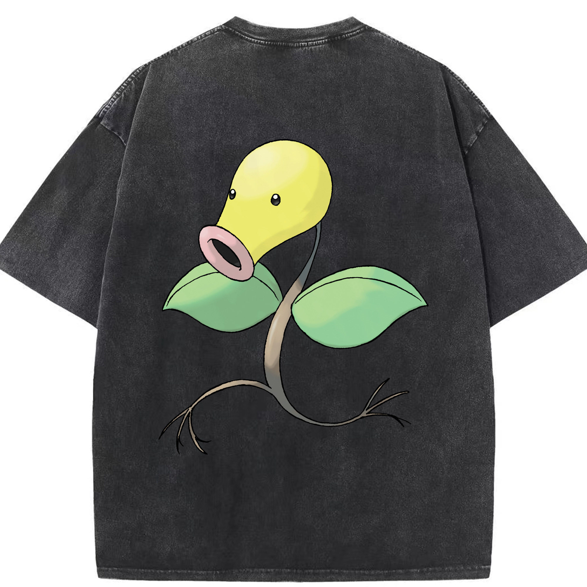 （画像用） ポケットモンスター Pokémon 綿100% ヴィンテージ風 半袖Tシャツ（背面プリント）