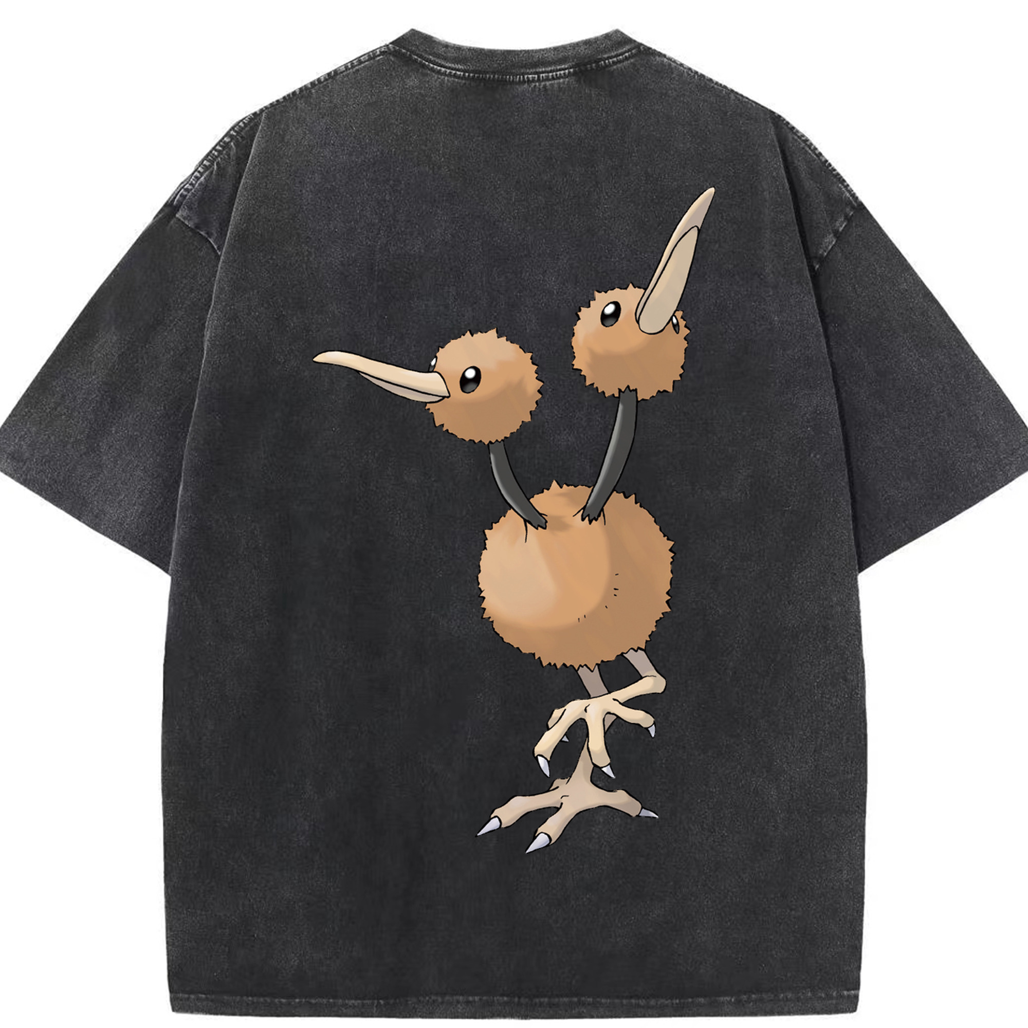 （画像用） ポケットモンスター Pokémon 綿100% ヴィンテージ風 半袖Tシャツ（背面プリント）