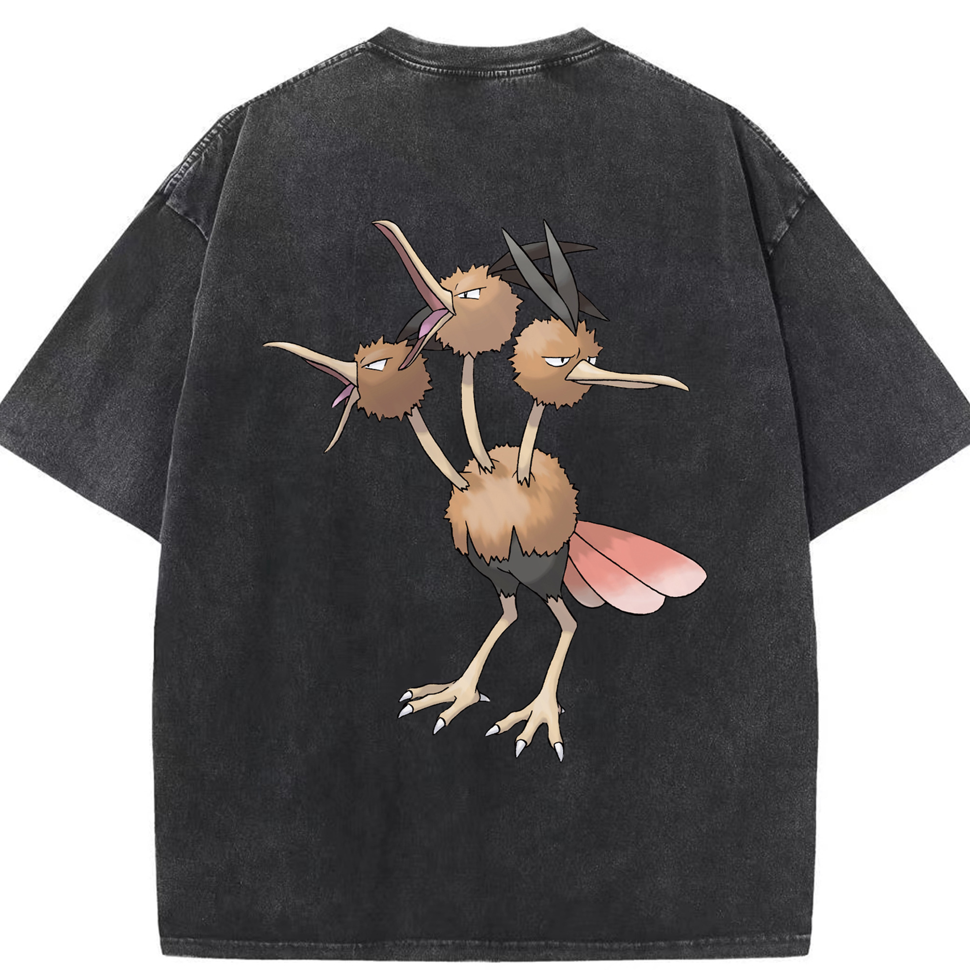 （画像用） ポケットモンスター Pokémon 綿100% ヴィンテージ風 半袖Tシャツ（背面プリント）
