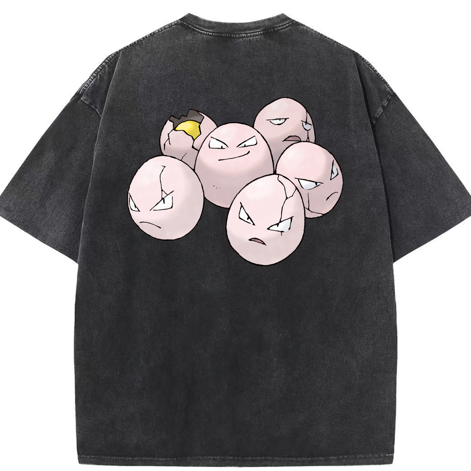 （画像用） ポケットモンスター Pokémon 綿100% ヴィンテージ風 半袖Tシャツ（背面プリント）