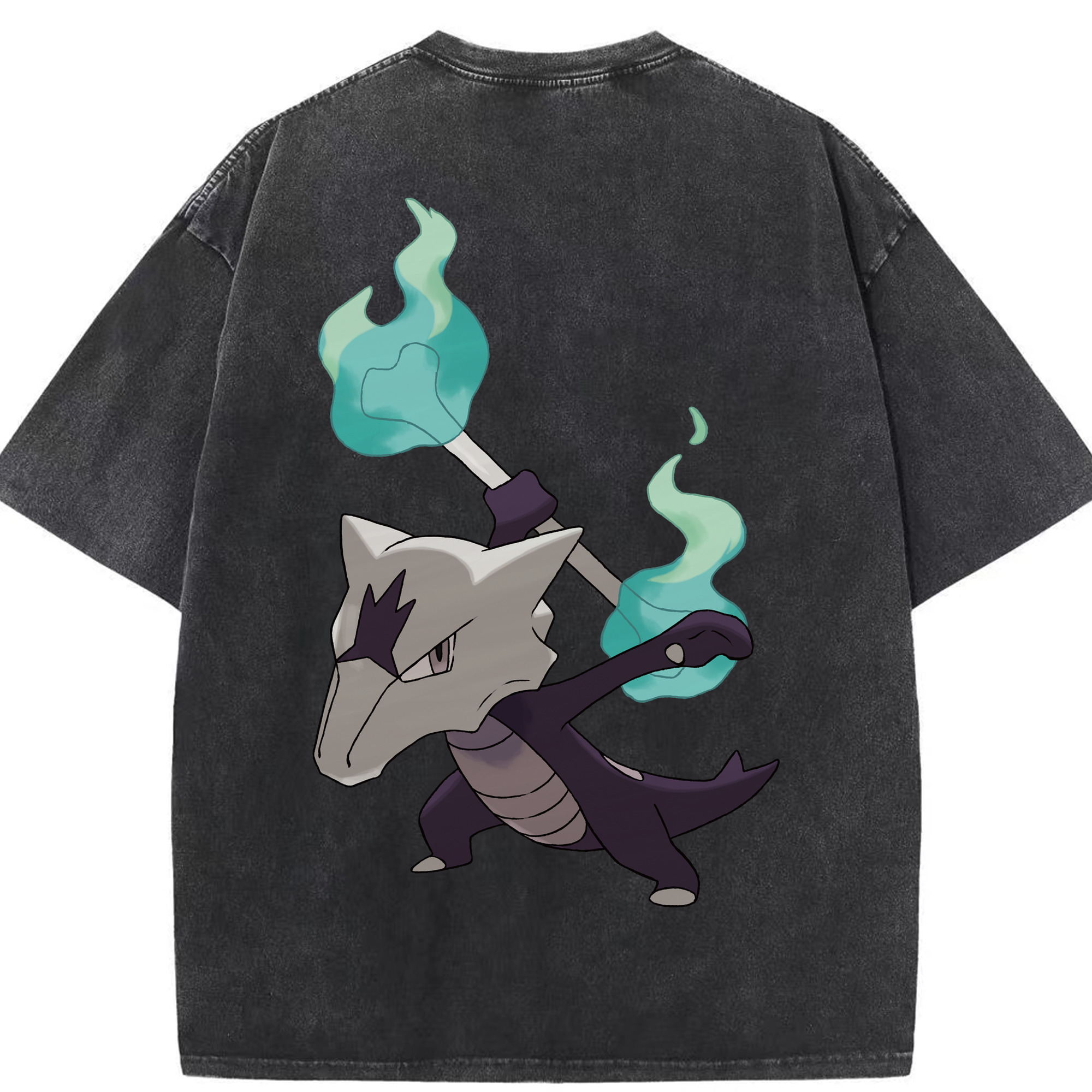 （画像用） ポケットモンスター Pokémon 綿100% ヴィンテージ風 半袖Tシャツ（背面プリント）
