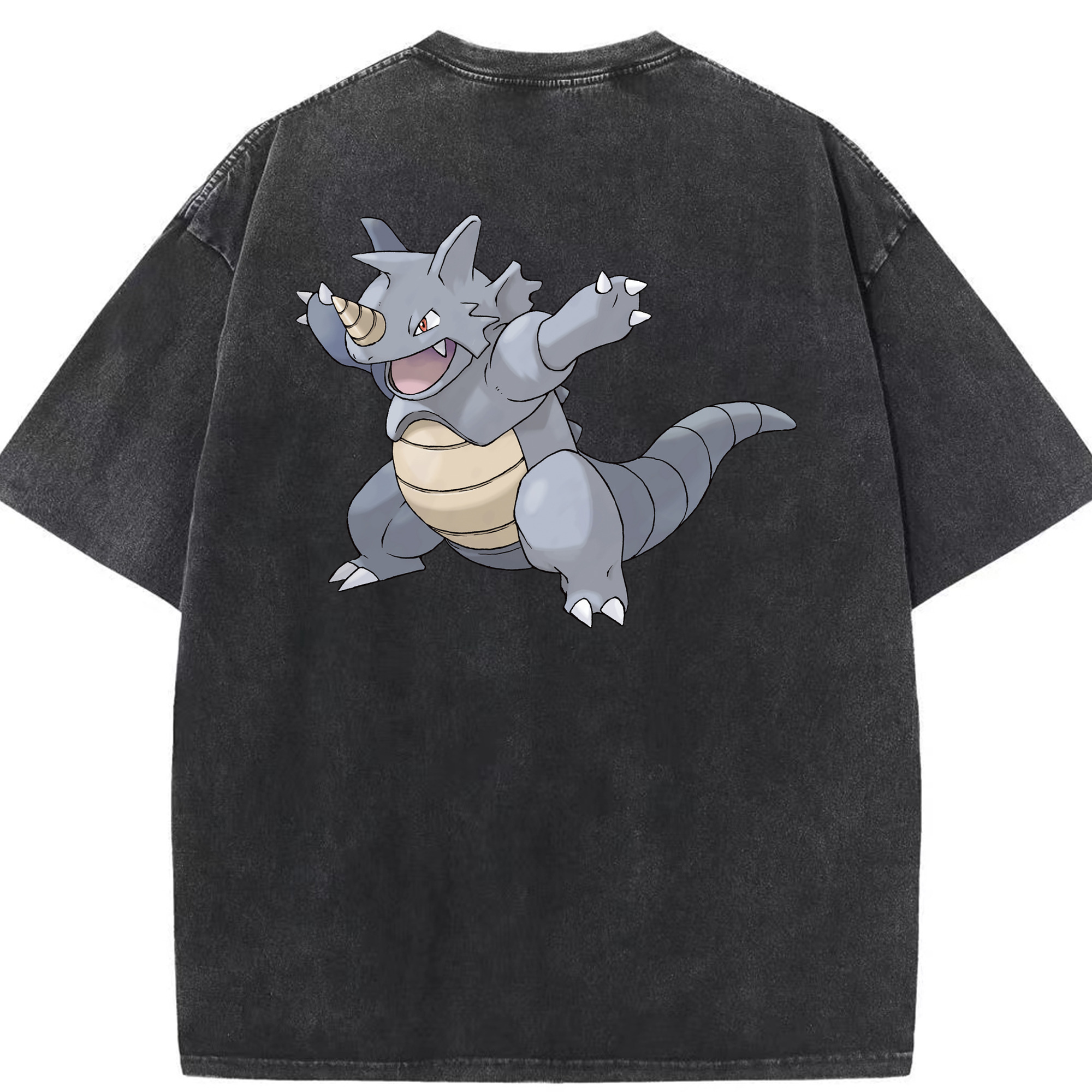 （画像用） ポケットモンスター Pokémon 綿100% ヴィンテージ風 半袖Tシャツ（背面プリント）