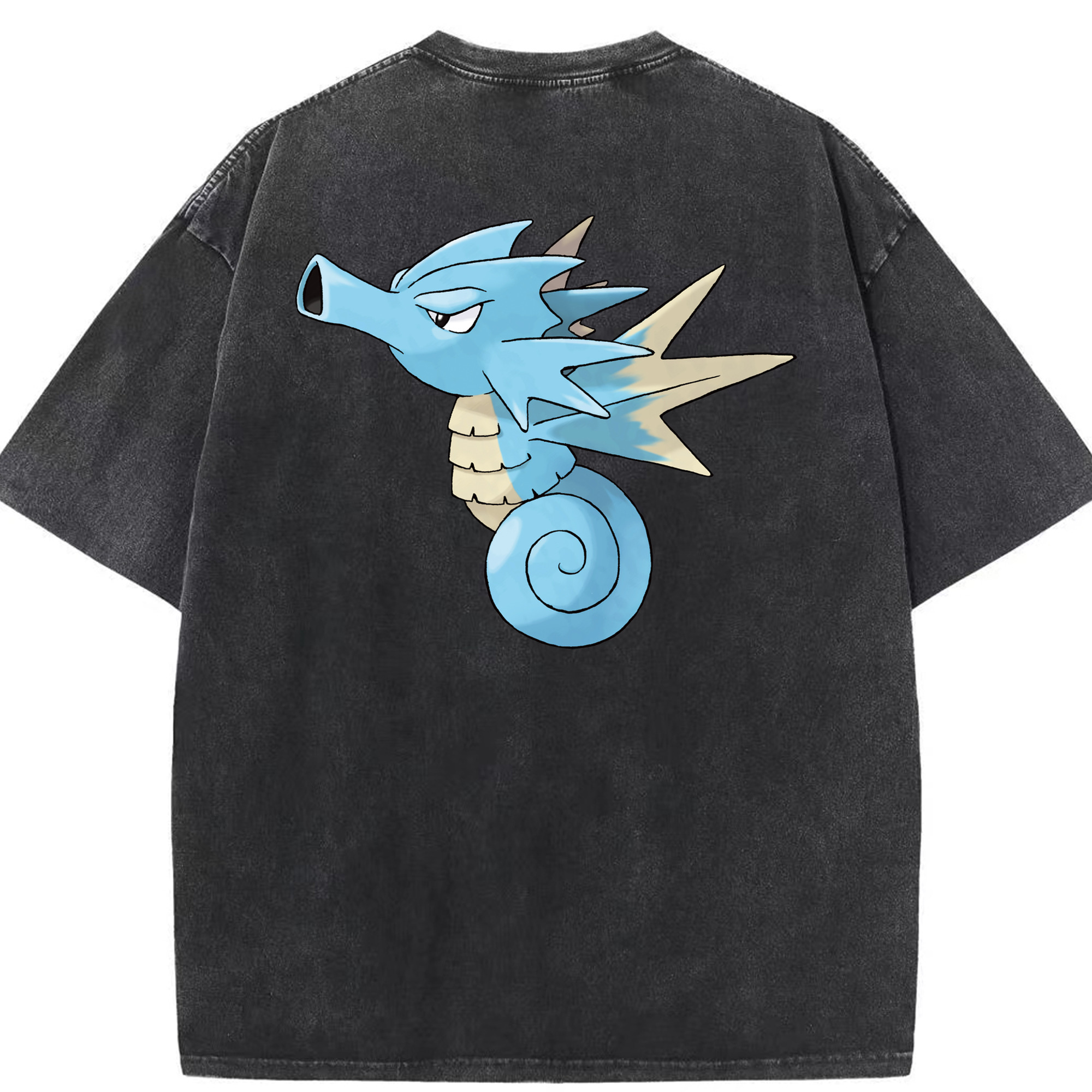 （画像用） ポケットモンスター Pokémon 綿100% ヴィンテージ風 半袖Tシャツ（背面プリント）