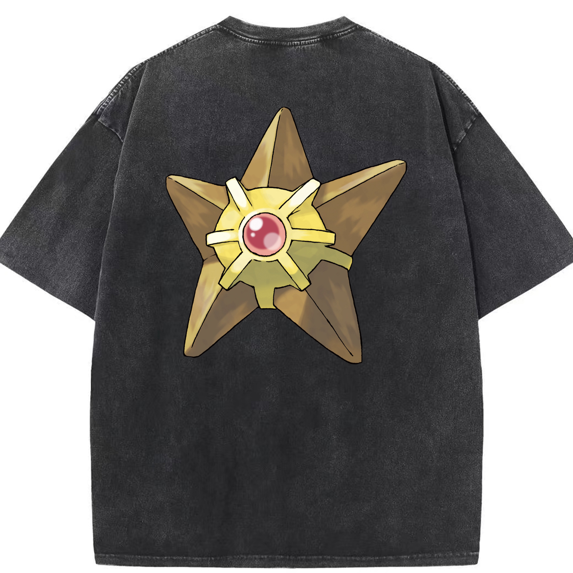 （画像用） ポケットモンスター Pokémon 綿100% ヴィンテージ風 半袖Tシャツ（背面プリント）