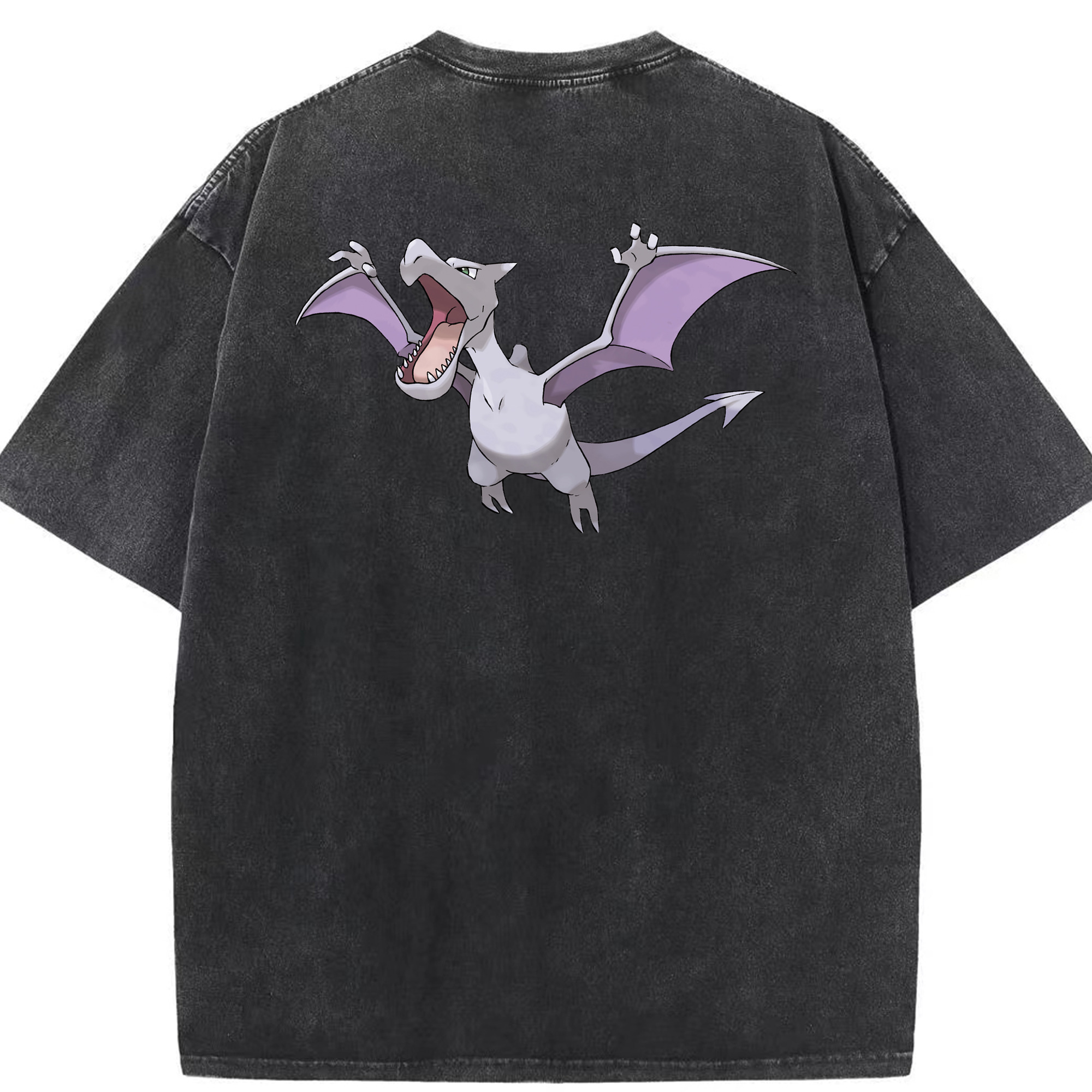 （画像用） ポケットモンスター Pokémon 綿100% ヴィンテージ風 半袖Tシャツ（背面プリント）