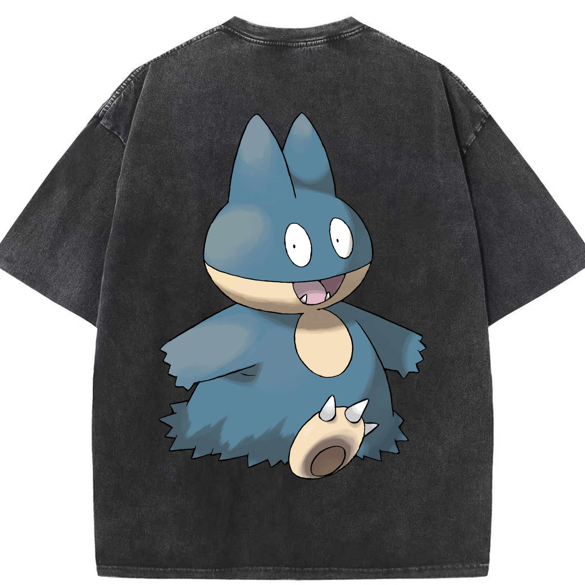 （画像用） ポケットモンスター Pokémon 綿100% ヴィンテージ風 半袖Tシャツ（背面プリント）