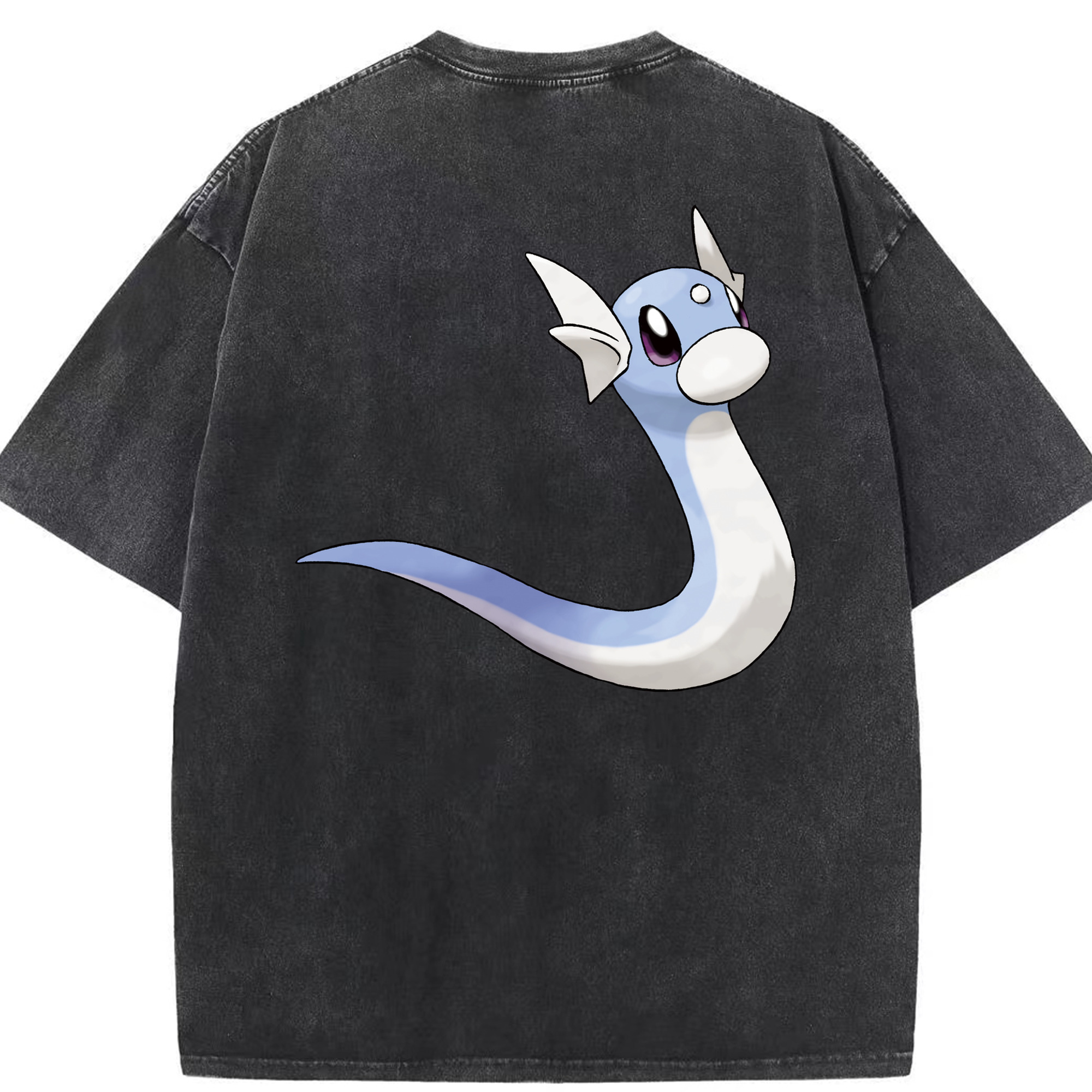 （画像用） ポケットモンスター Pokémon 綿100% ヴィンテージ風 半袖Tシャツ（背面プリント）