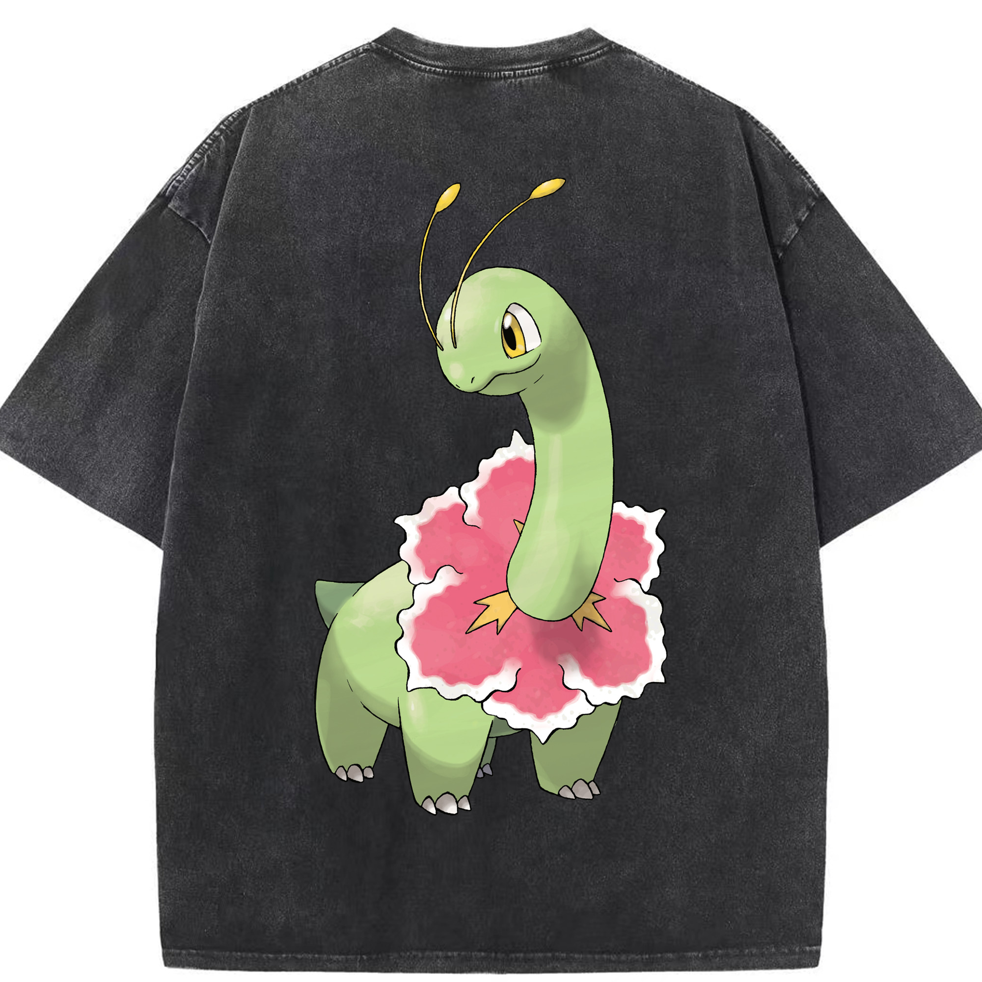 （画像用） ポケットモンスター Pokémon 綿100% ヴィンテージ風 半袖Tシャツ（背面プリント）